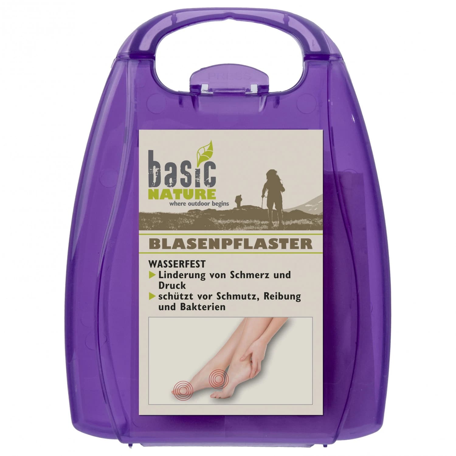 Аптечка (комплект) Basic nature Blasenpflaster First aid kit - Violett