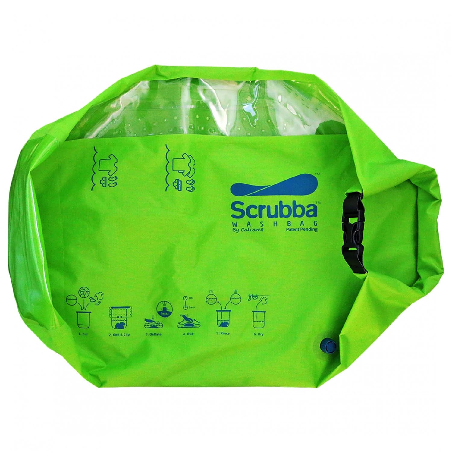 Поддръжка на екипировка Scrubba Wash Bag - Green