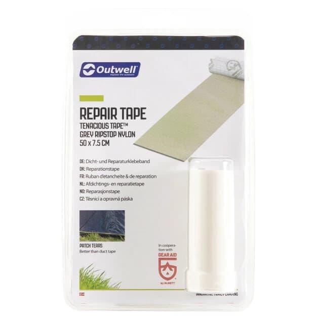 Поддръжка на екипировка Outwell Repair Tape Repair kit - Black / Grey