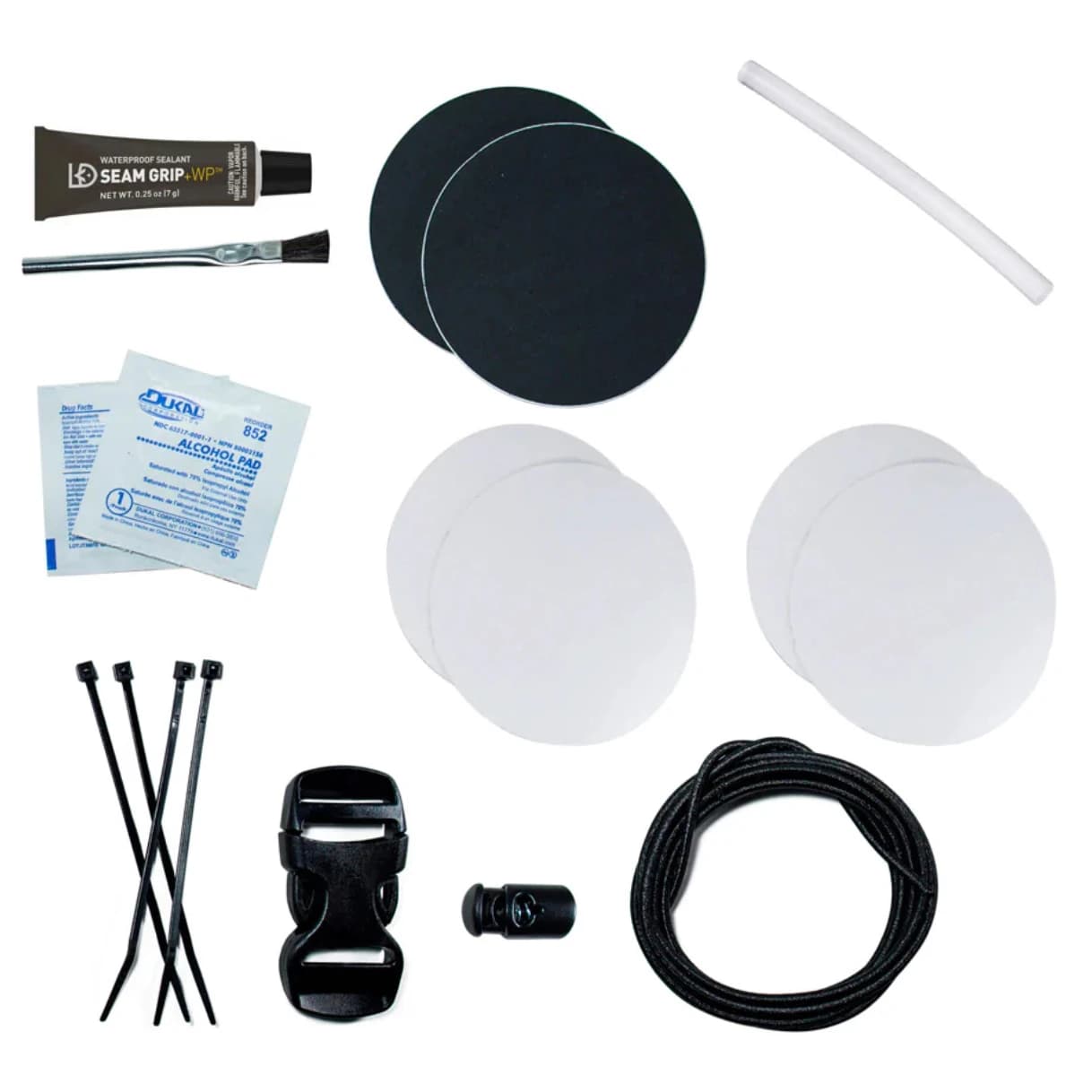 Поддръжка на екипировка Gearaid Tenacious Tape Camp Repair Kit - Black / Transparent