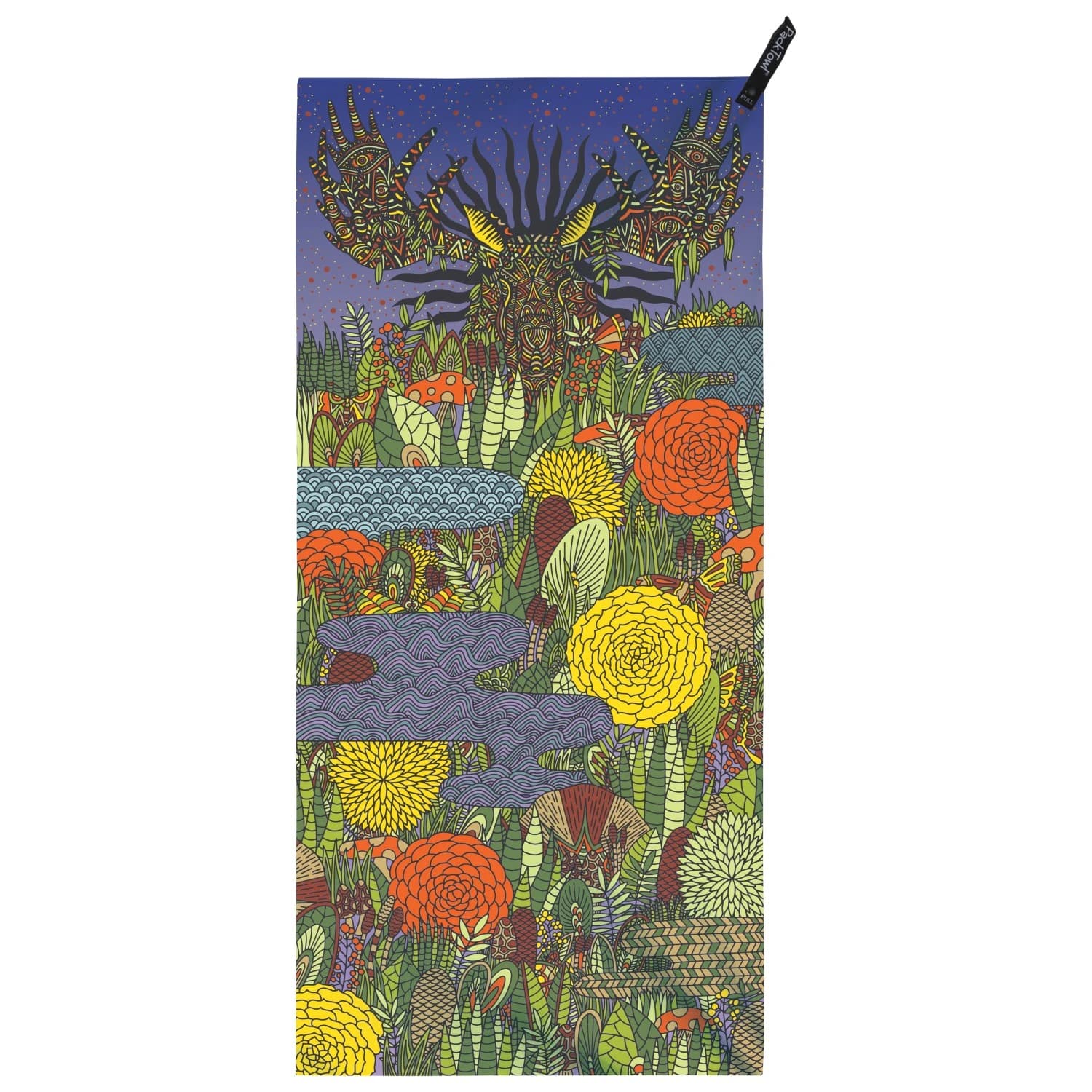Микрофибърна кърпа Packtowl Personal Microfiber towel - Mystic Moose Print