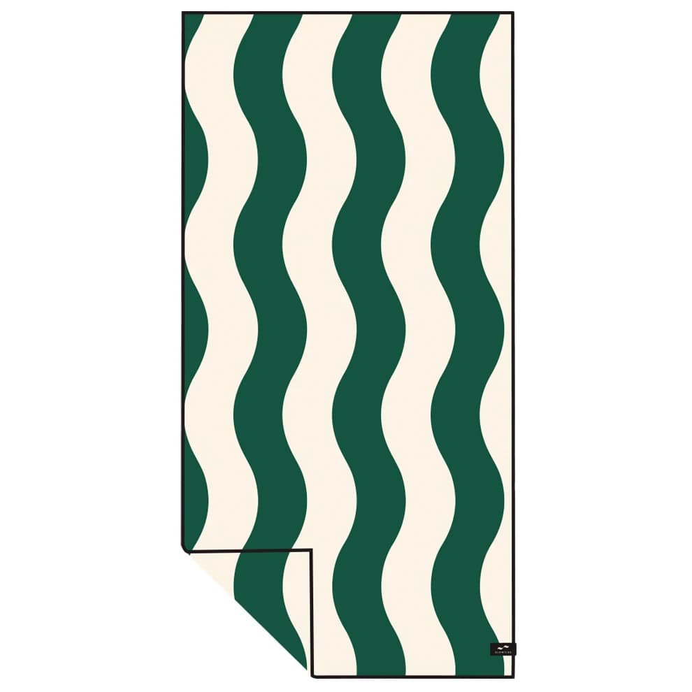 Микрофибърна кърпа Slowtide Slowtide Stripe Performance Quick-Dry Towel Microfiber towel - Kale