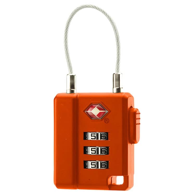 Аксесоар за раница Basic nature TSA Combination Lock - Orange