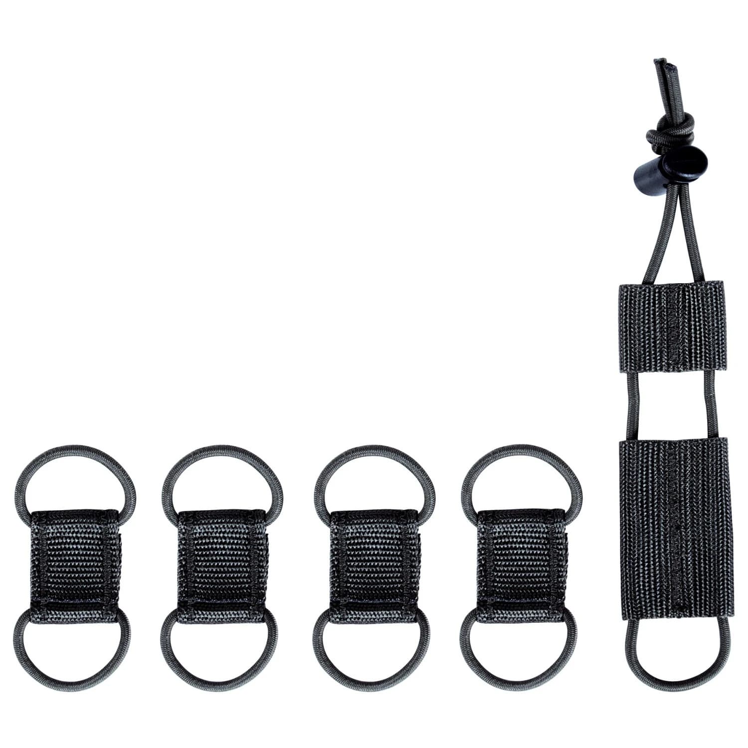 Аксесоар за раница Tasmanian tiger TT Cable Manager Set Molle hook-and-loop fastener - Black