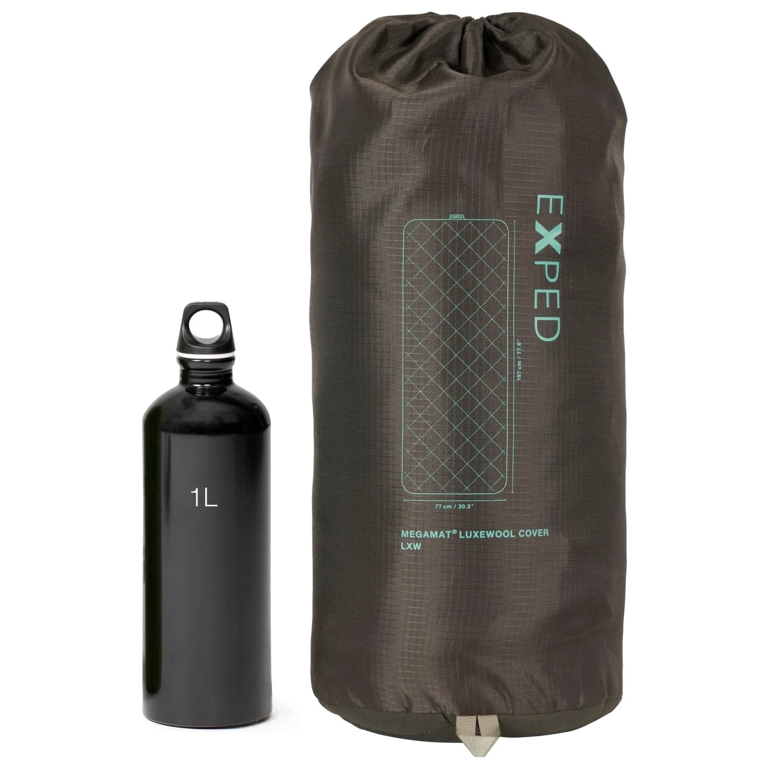 Калъф Exped Megamat Luxewool Cover Sleeping mat - Moraine