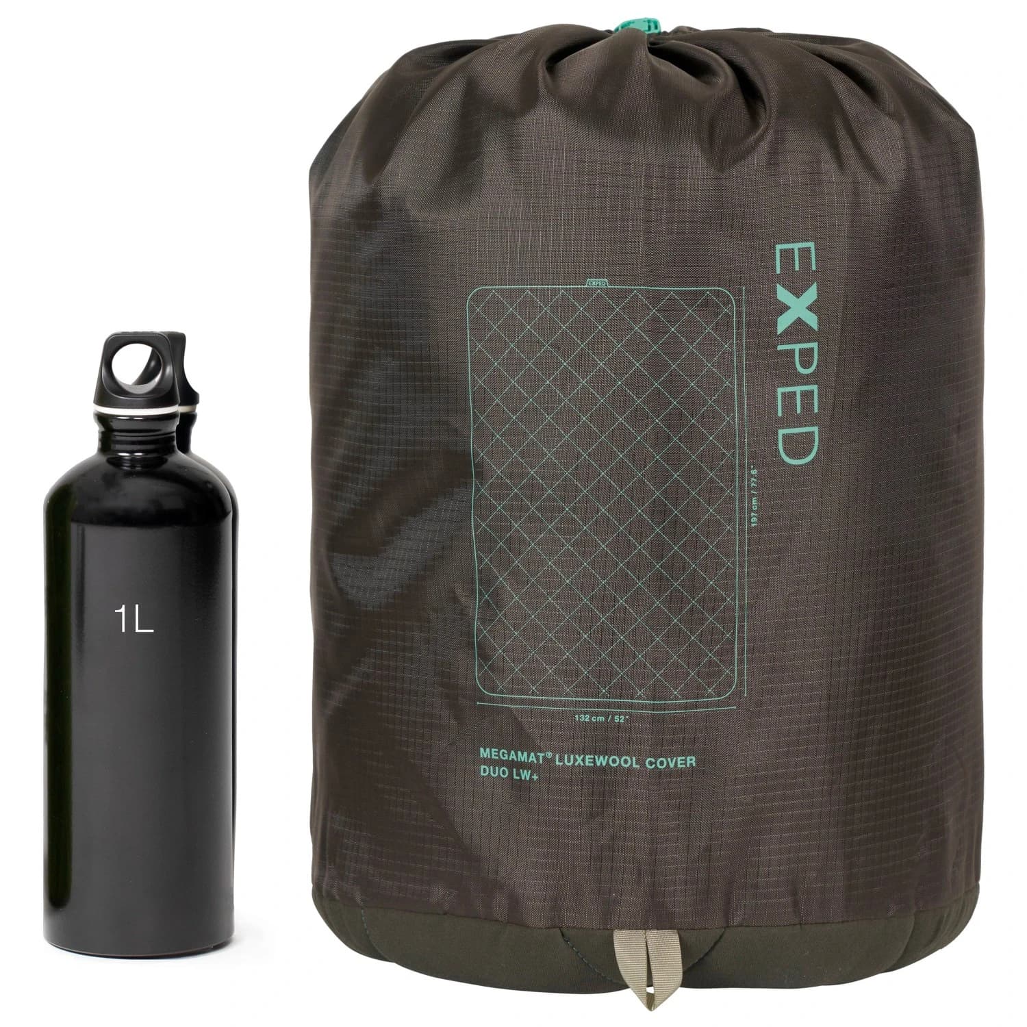 Калъф Exped Megamat Luxewool Cover Duo Sleeping mat - Moraine