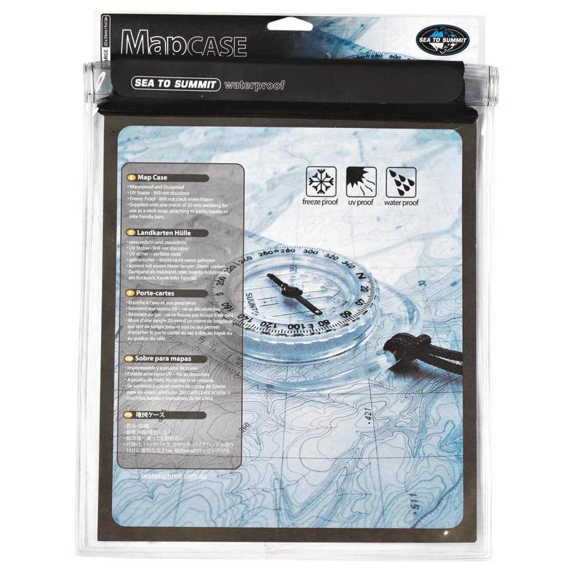 Протекторно покривало Sea to summit Waterproof Map Case Protective cover - Black