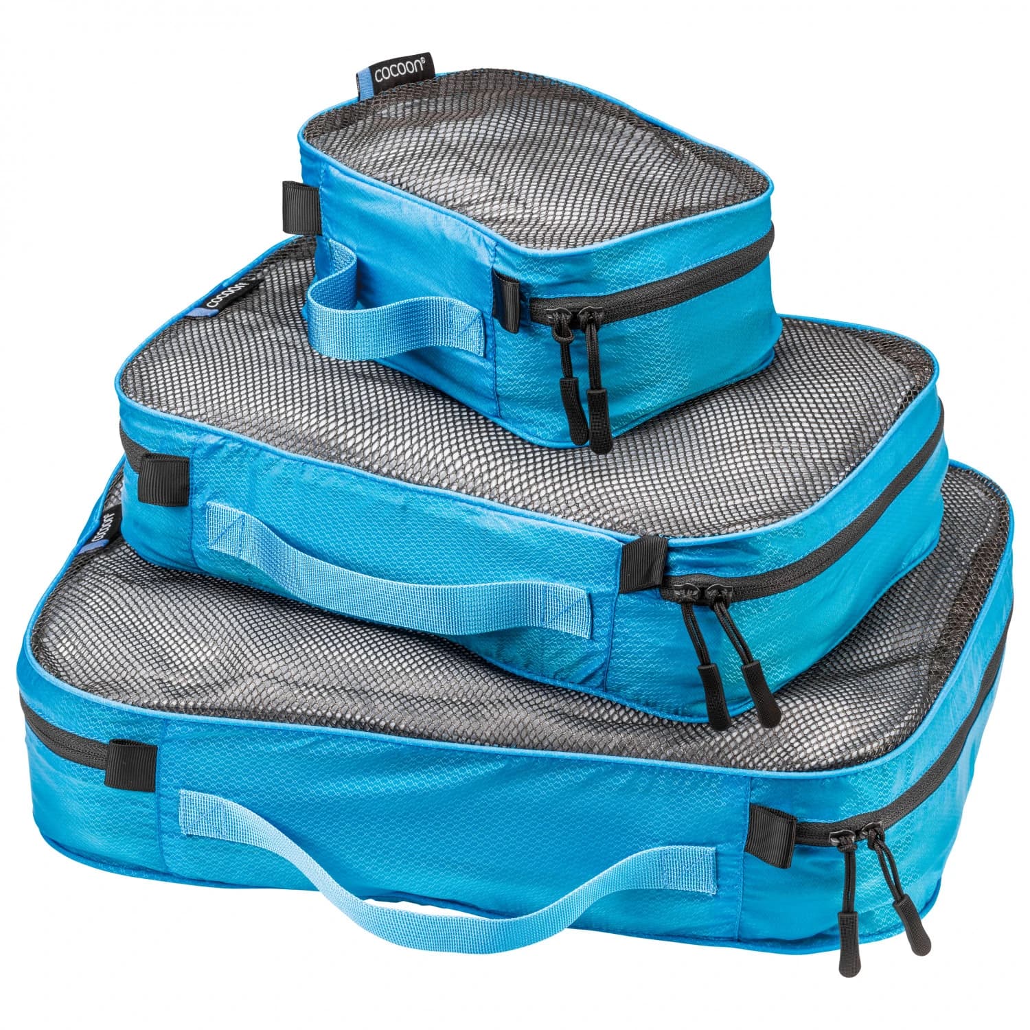 Компресиращ чувал Cocoon Packing Cubes Ultralight Set Stuff sack - Caribbean Blue