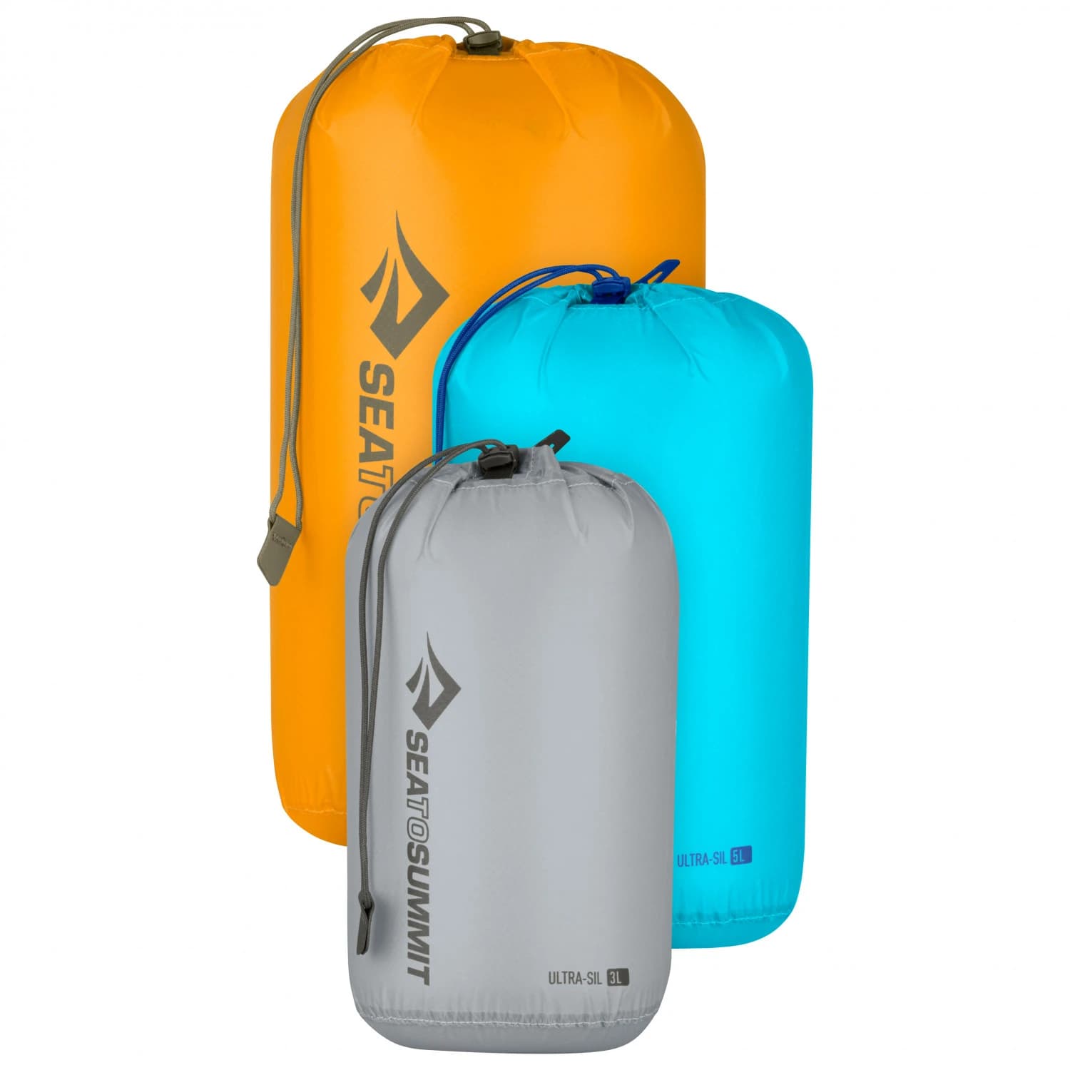 Компресиращ чувал Sea to summit Ultra-Sil Stuff Sack Set Stuff sack - High Rise / Blue Atoll / Zinnia