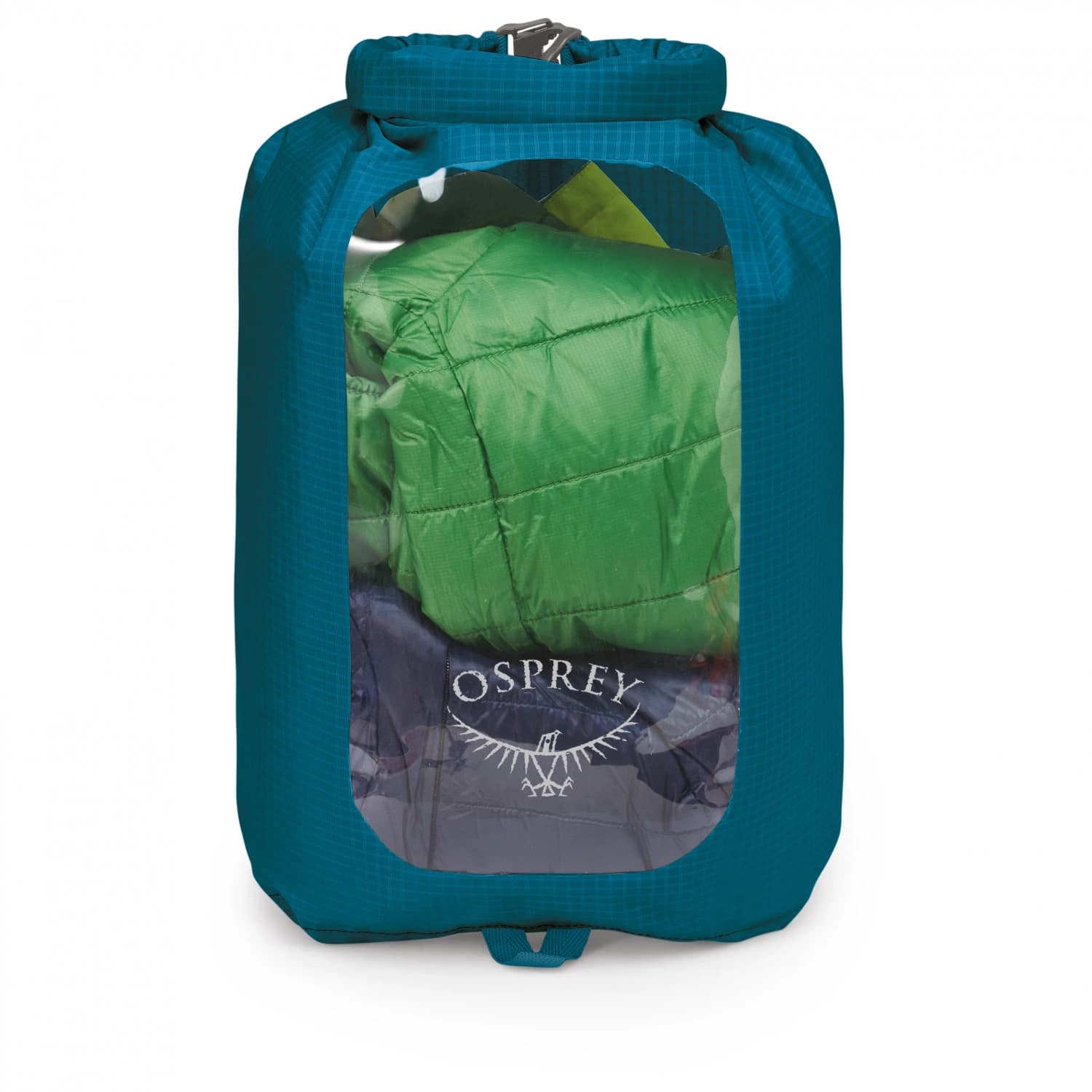 Компресиращ чувал Osprey Dry Sack 12 with Window Stuff sack - Waterfront Blue