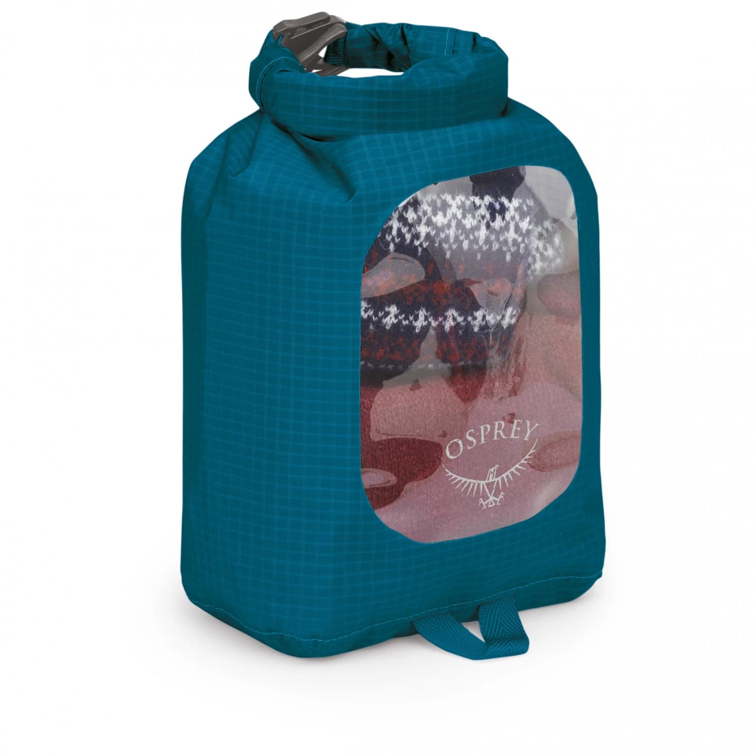 Компресиращ чувал Osprey Dry Sack 3 with Window Stuff sack - Waterfront Blue