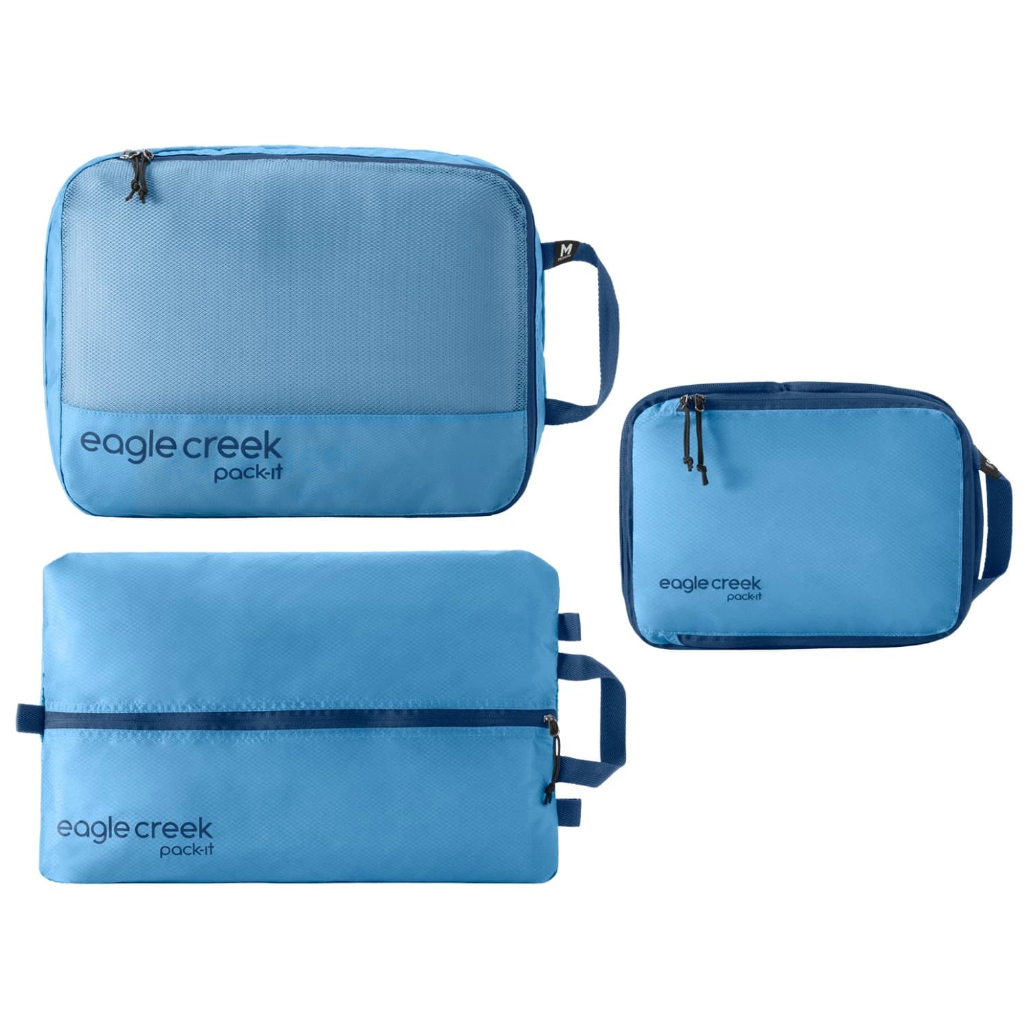 Компресиращ чувал Eagle creek Pack-It Essentials Set Stuff sack - Blue Dawn