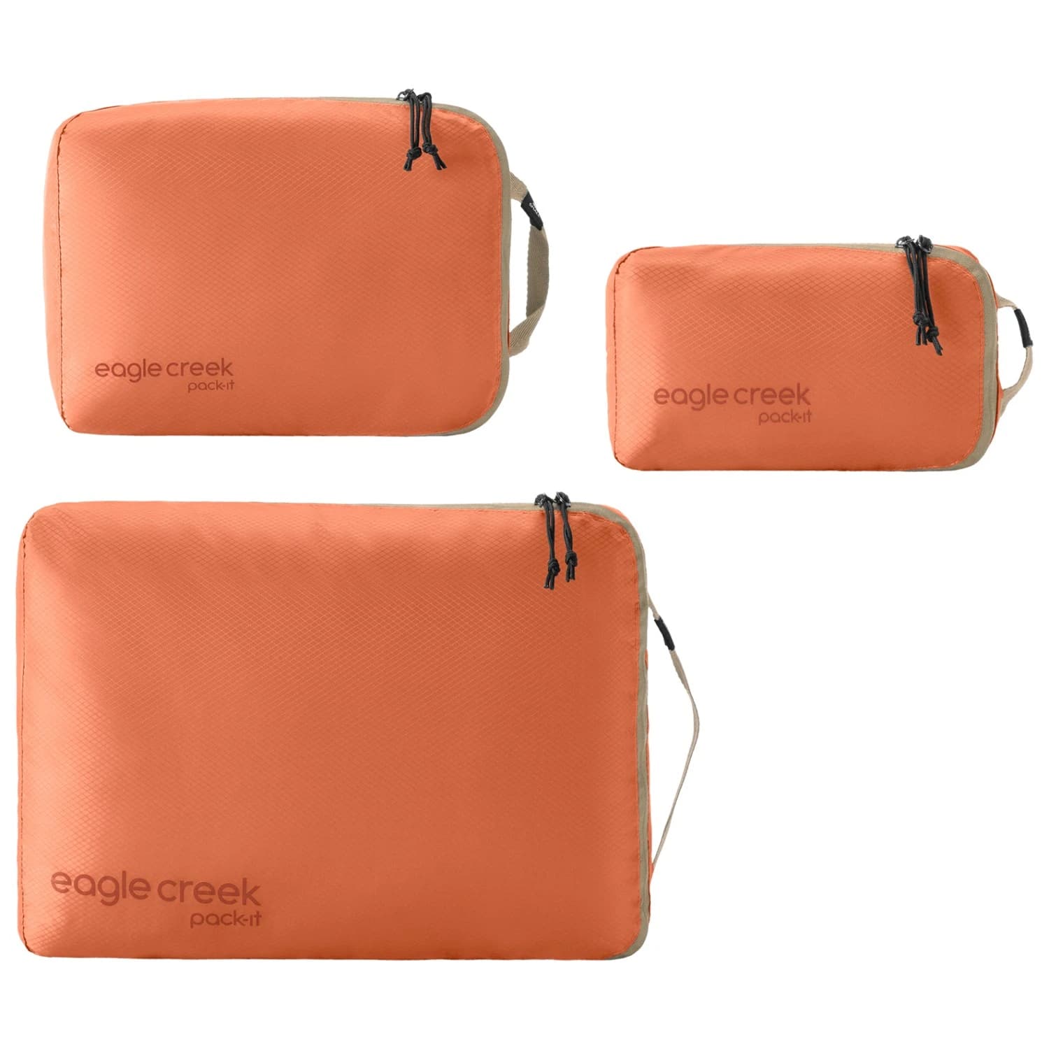 Компресиращ чувал Eagle creek Pack-It Isolate Cube Set Stuff sack - Mandarin