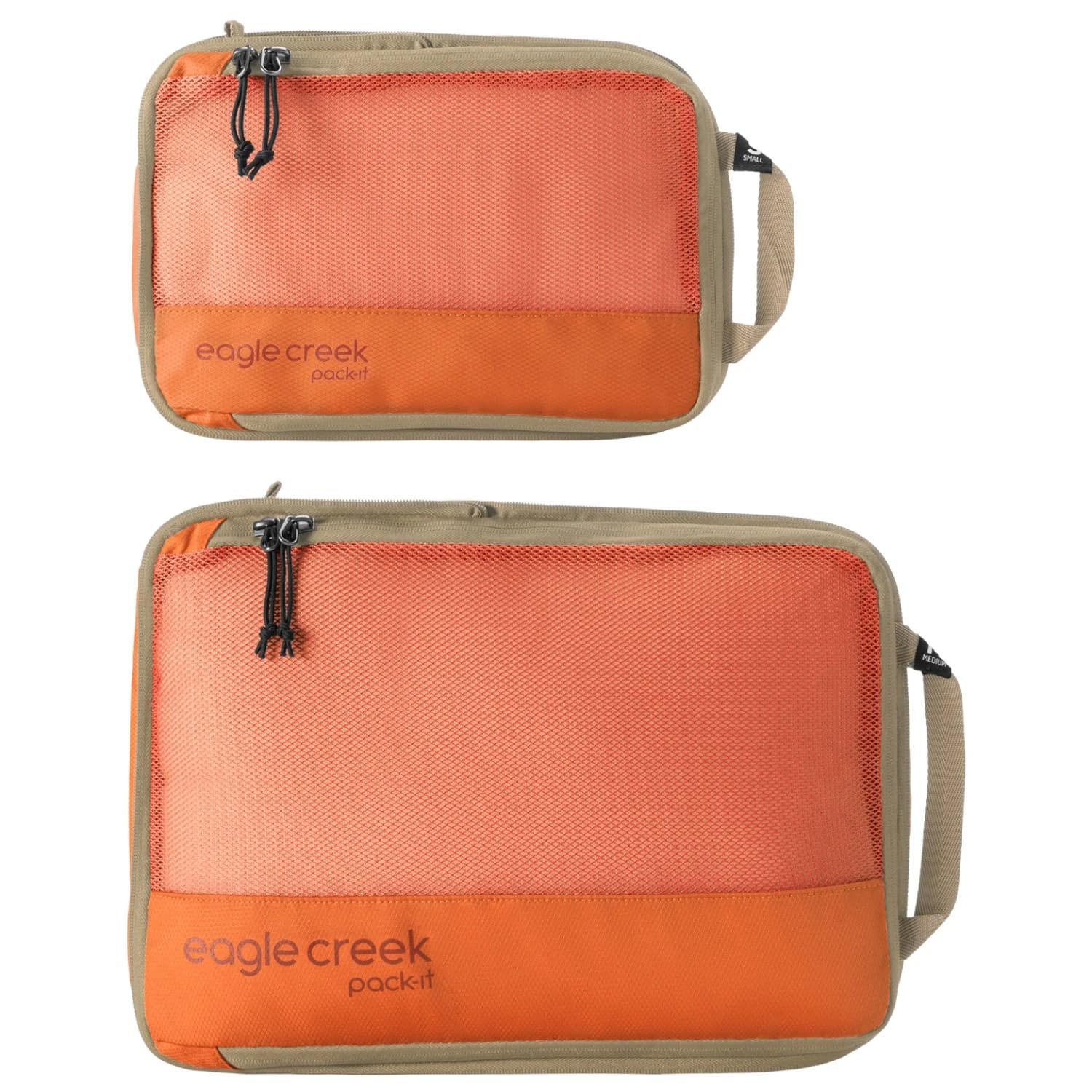 Компресиращ чувал Eagle creek Pack-It Reveal Compression Cube Set Stuff sack - Mandarin