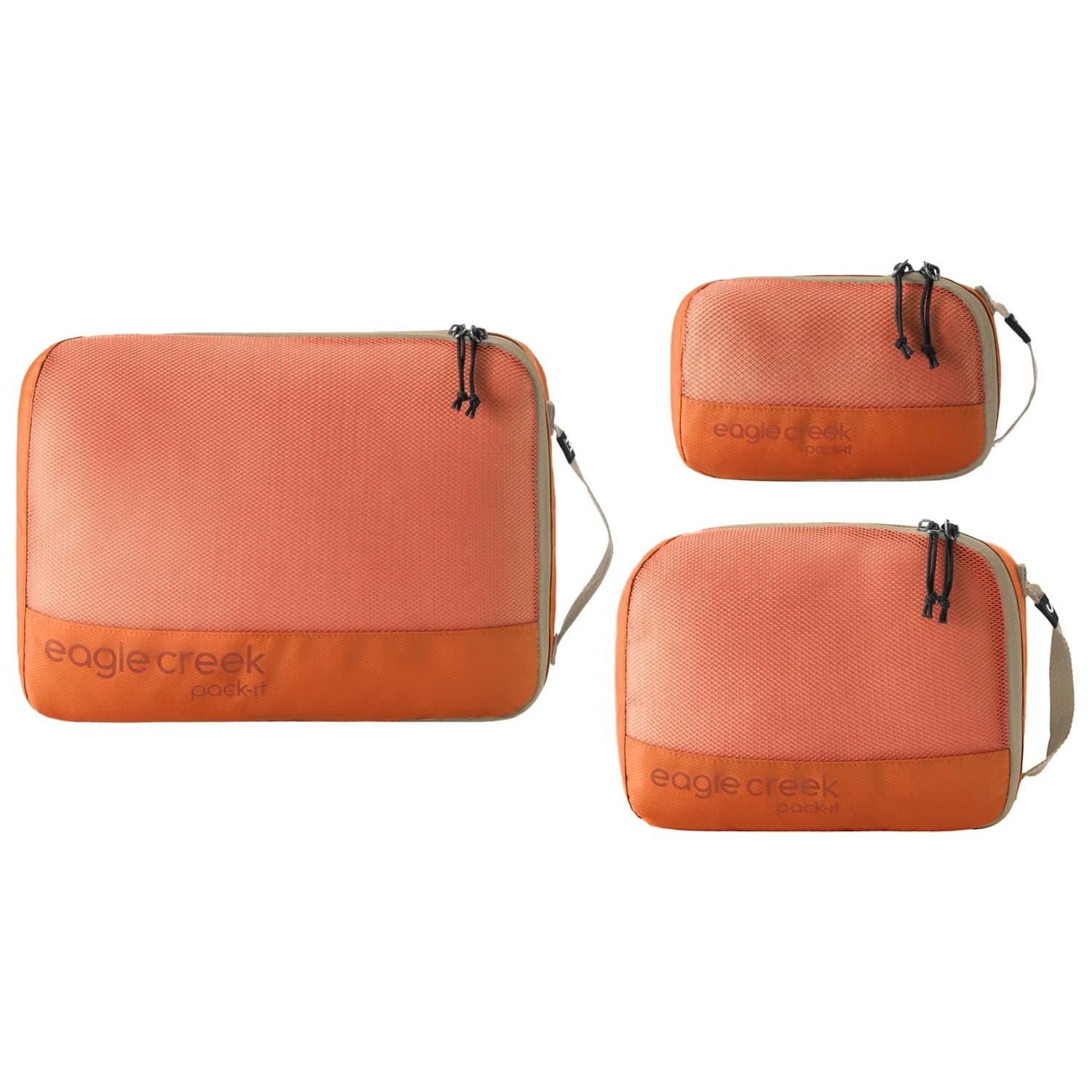 Компресиращ чувал Eagle creek Pack-It Reveal Cube Set Stuff sack - Mandarin