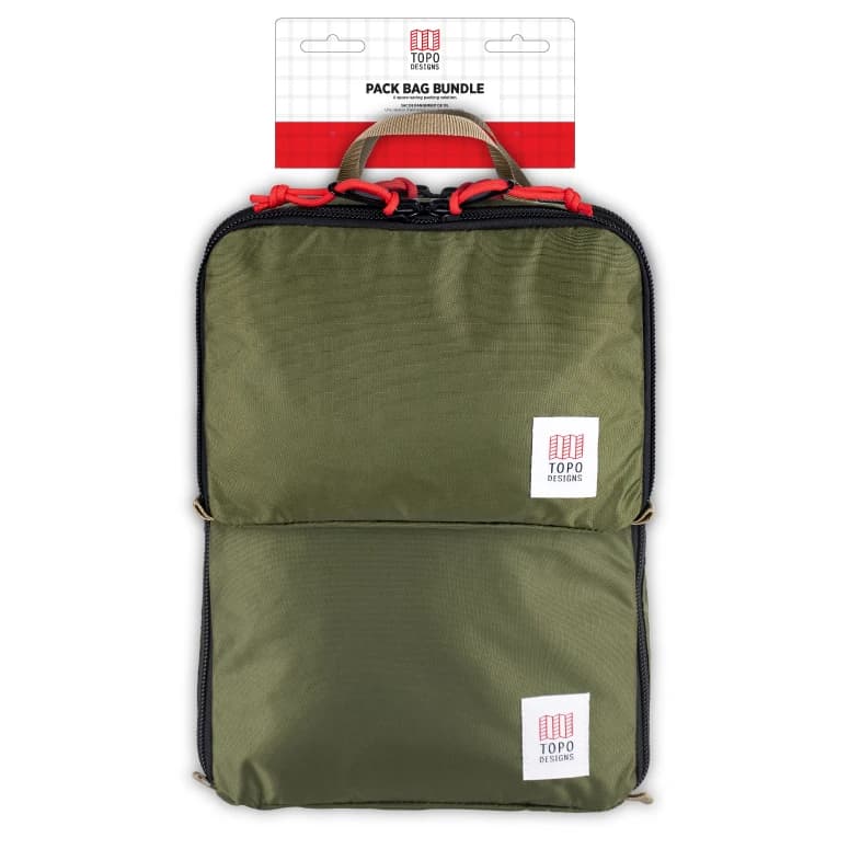 Компресиращ чувал Topo designs Pack Bag Bundle Stuff sack - Olive / Olive