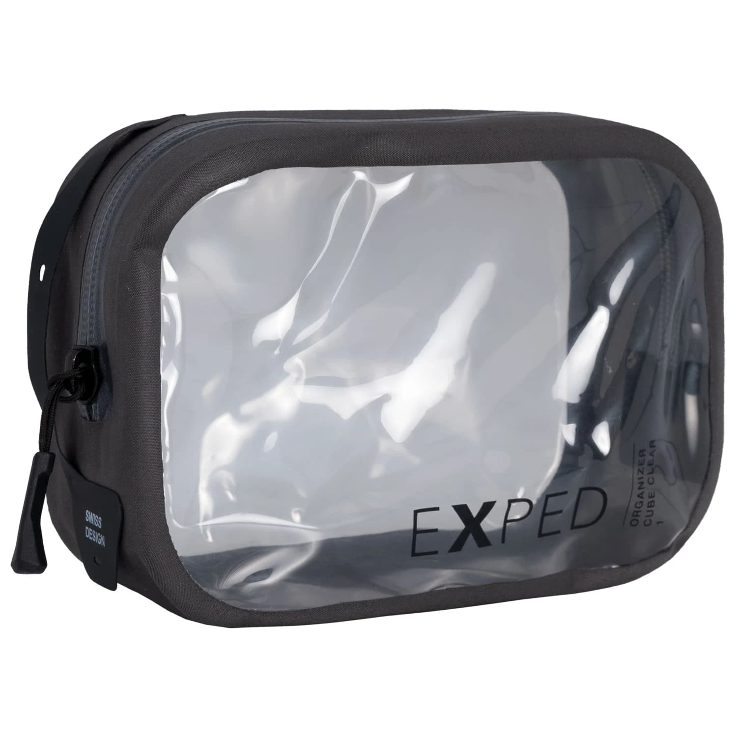 Компресиращ чувал Exped Organizer Cube Clear Stuff sack - Charcoal
