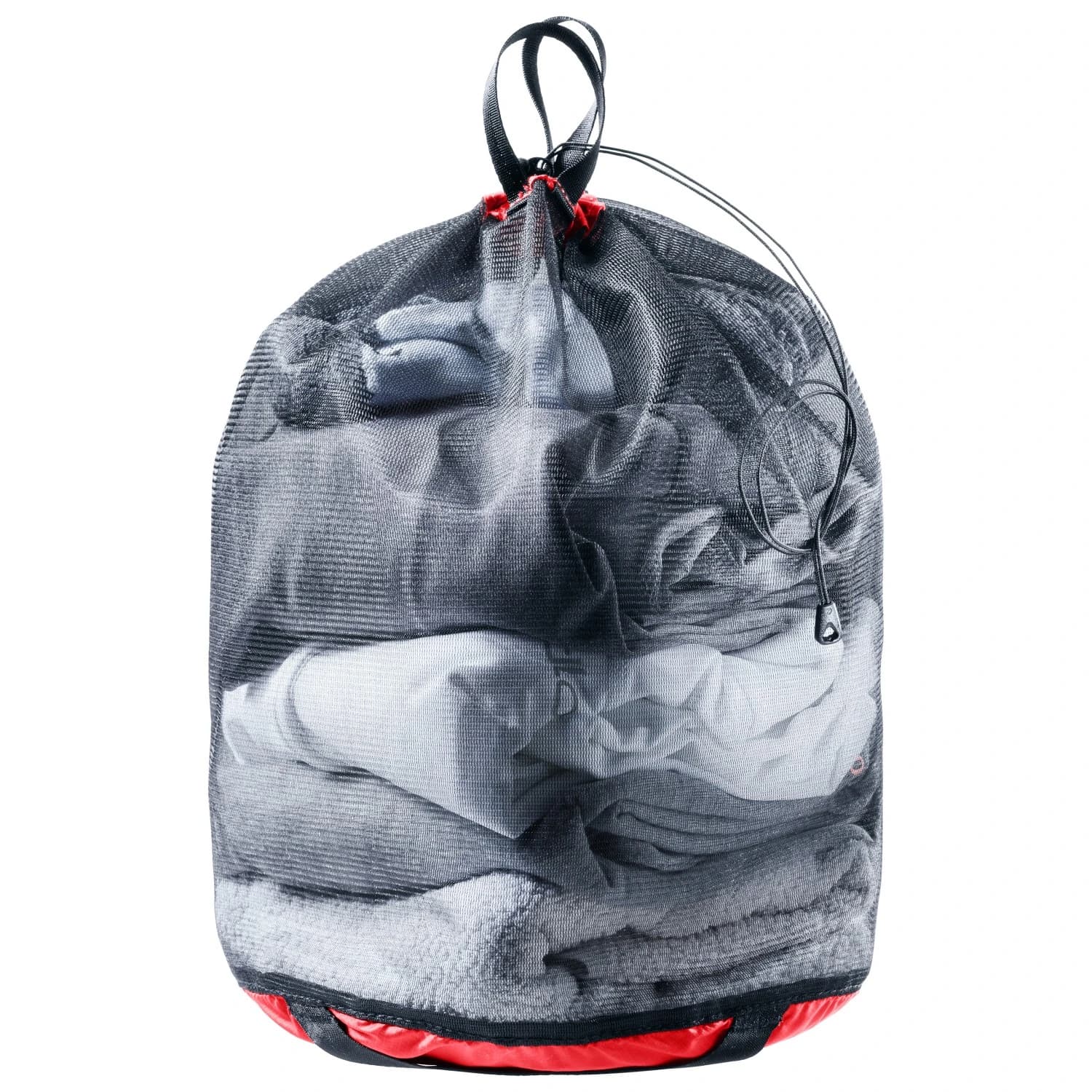 Компресиращ чувал Deuter Mesh Sack 5 Stuff sack - Cherry / Black