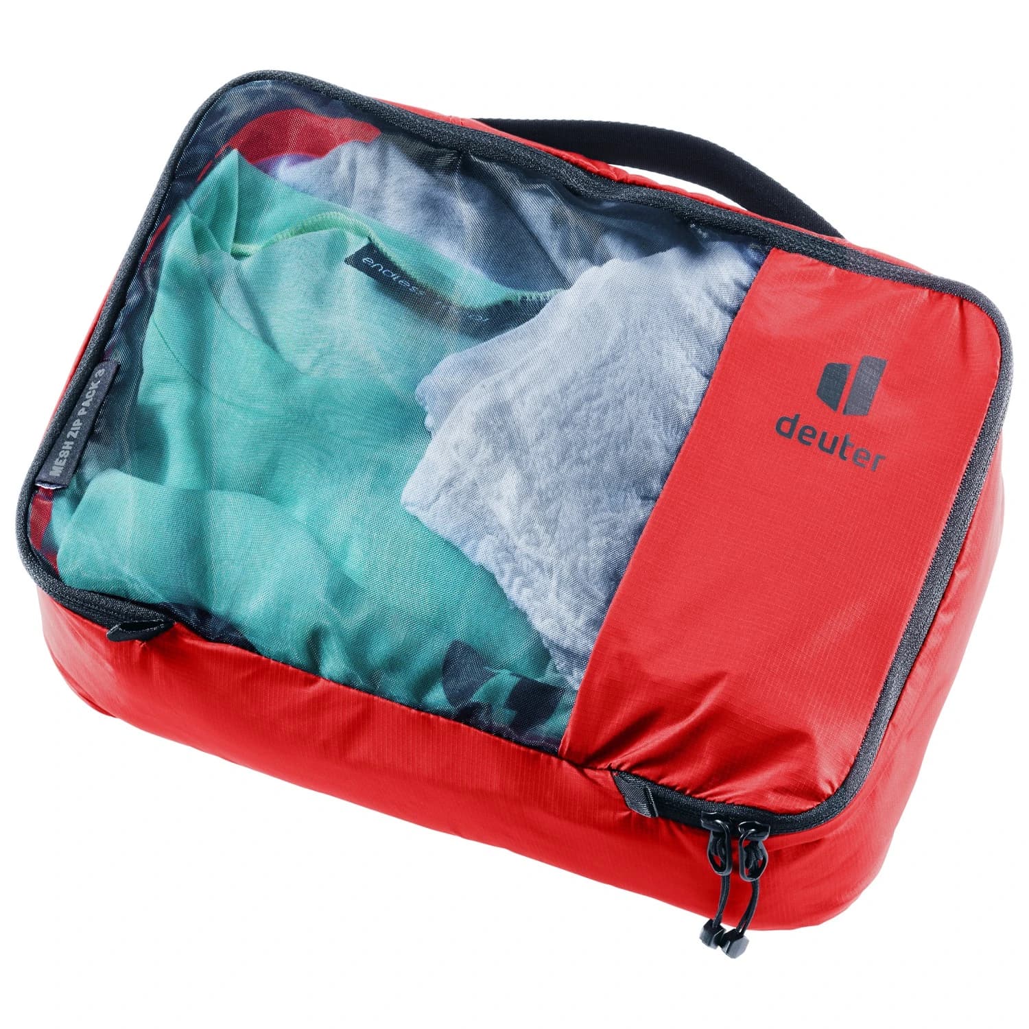 Компресиращ чувал Deuter Mesh Zip Pack 3 Stuff sack - Cherry