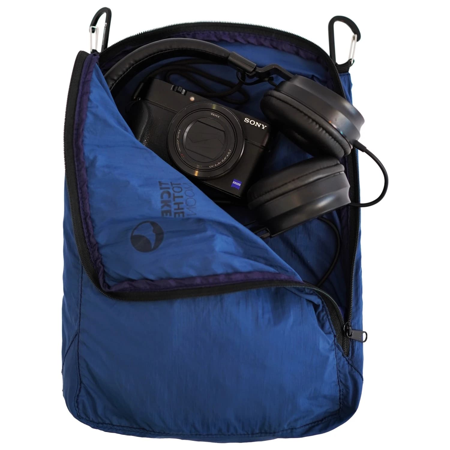 Компресиращ чувал Ticket to the moon Travel Cube M Lightest Stuff sack - Navy Blue
