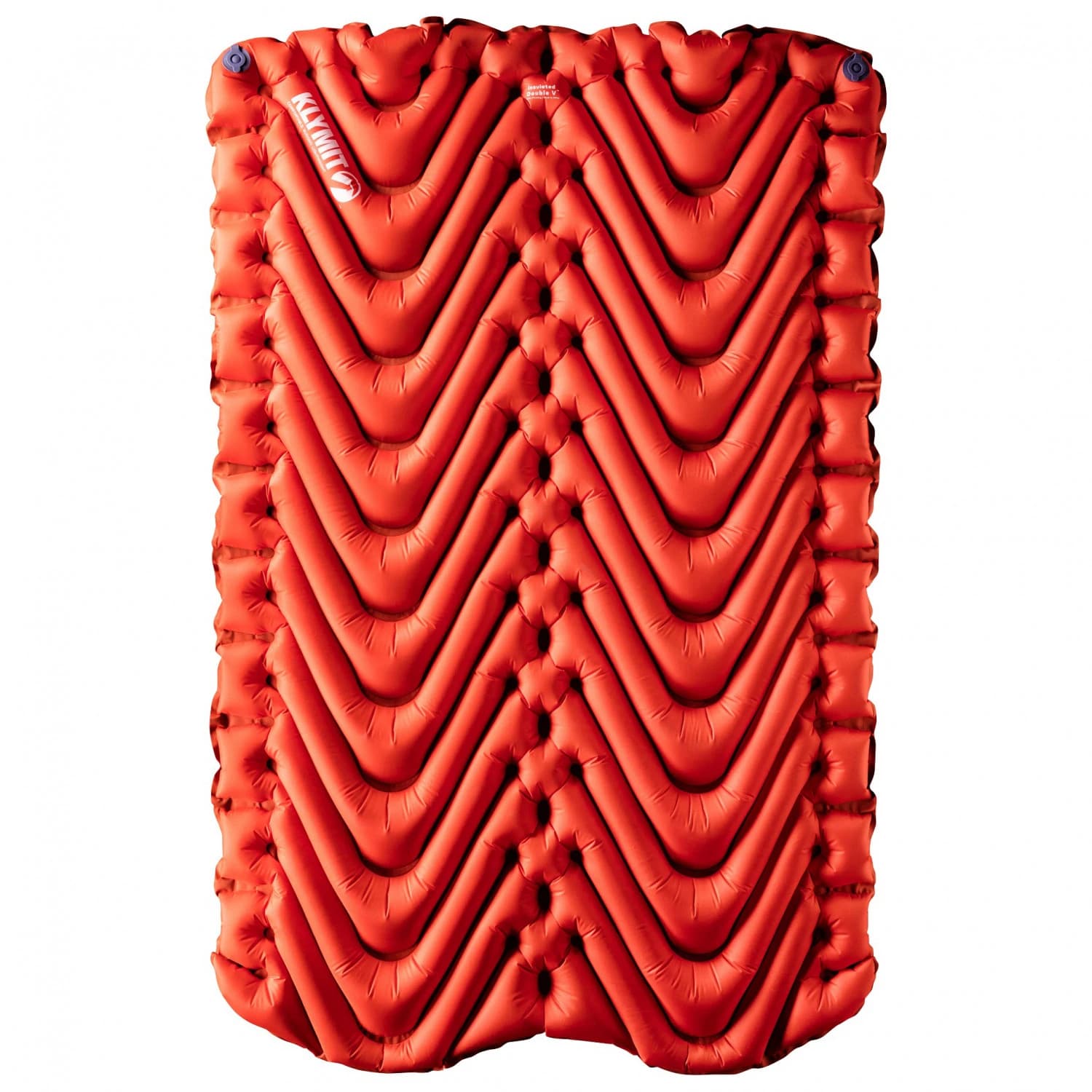 Шалте Klymit Insulated Double V Sleeping mat - Orange / Char Black