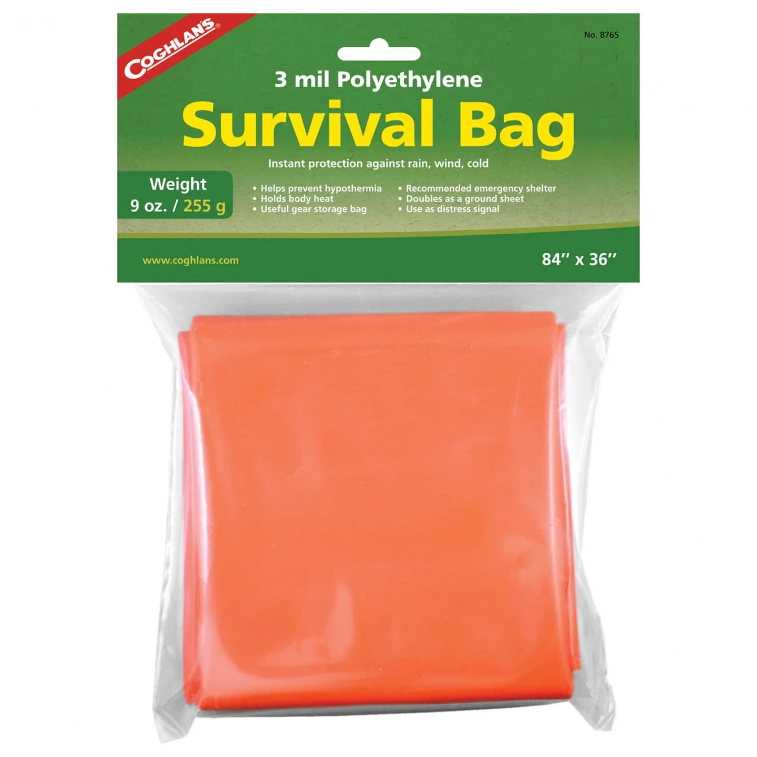 Бивак чувал Coghlans Survival Bag Bivvy bag - Orange