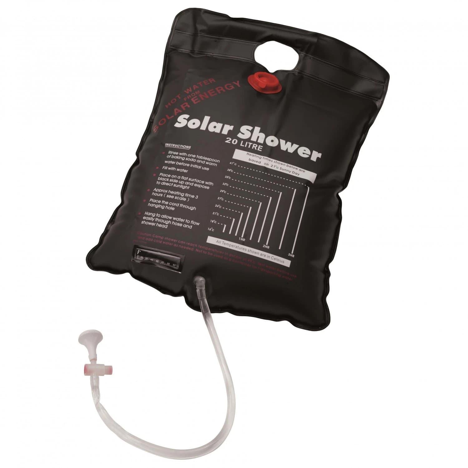 Къмпинг душ Easy camp Solar Shower - Black