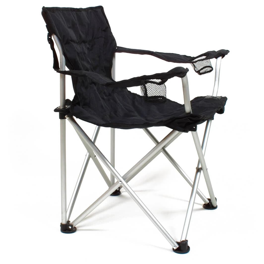 Къмпинг стол Basic nature Travelchair Komfort Camping chair - Black