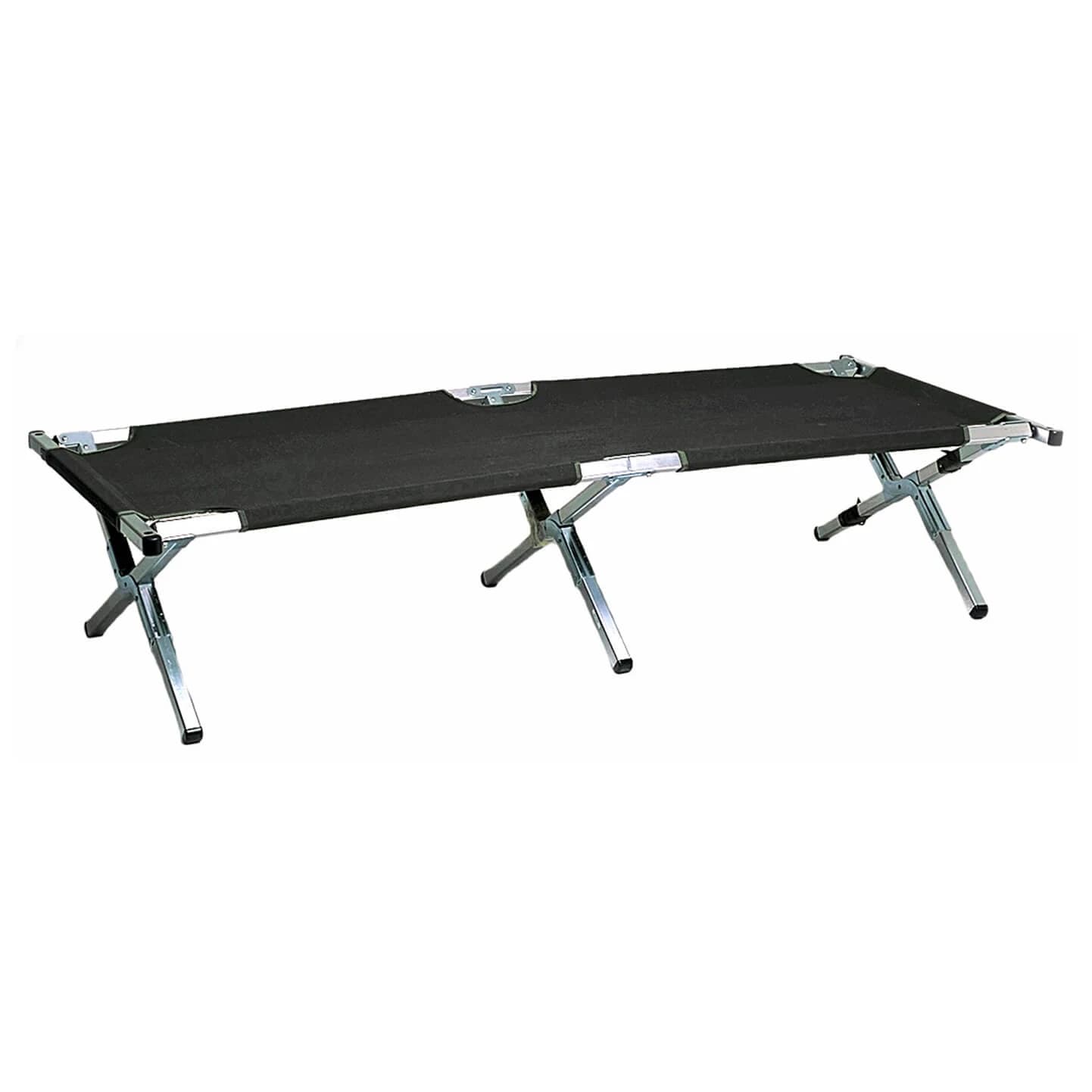 Къмпинг стол Basic nature Travelchair Feldbett Cot - Black