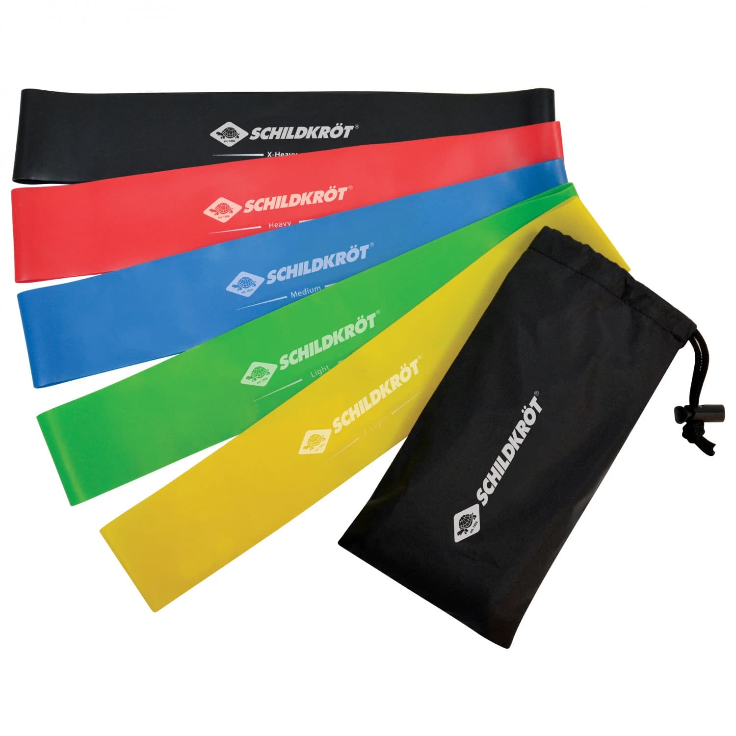 Ластик за тренировка Schildkröt fitness Mini Resistance Band 5er Set Exercise band - Multicolour