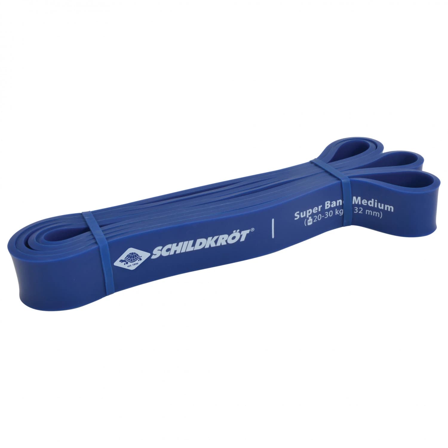 Ластик за тренировка Schildkröt fitness Super Band Medium Exercise band - Blue
