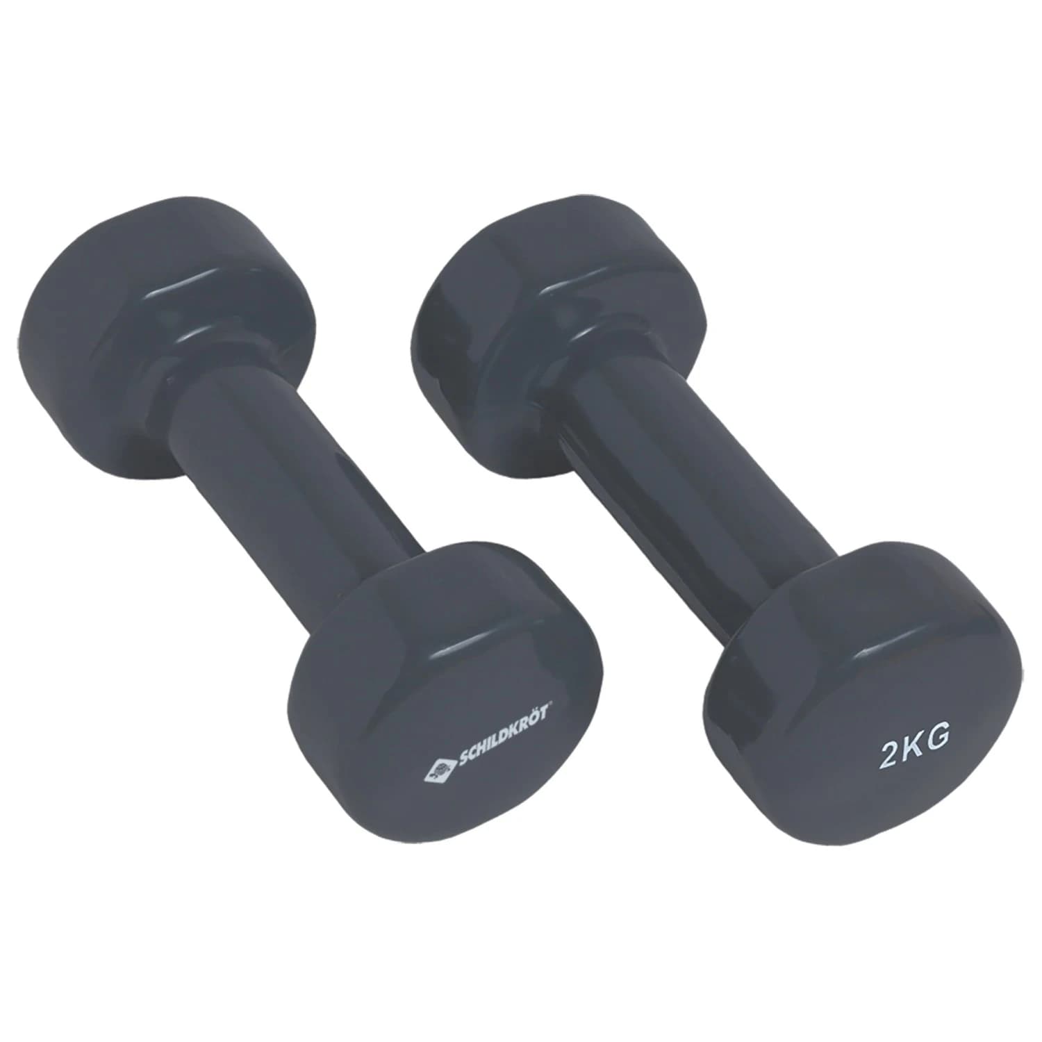 Дъмбел Schildkröt Fitness Vinyl Hantel Set - Grey