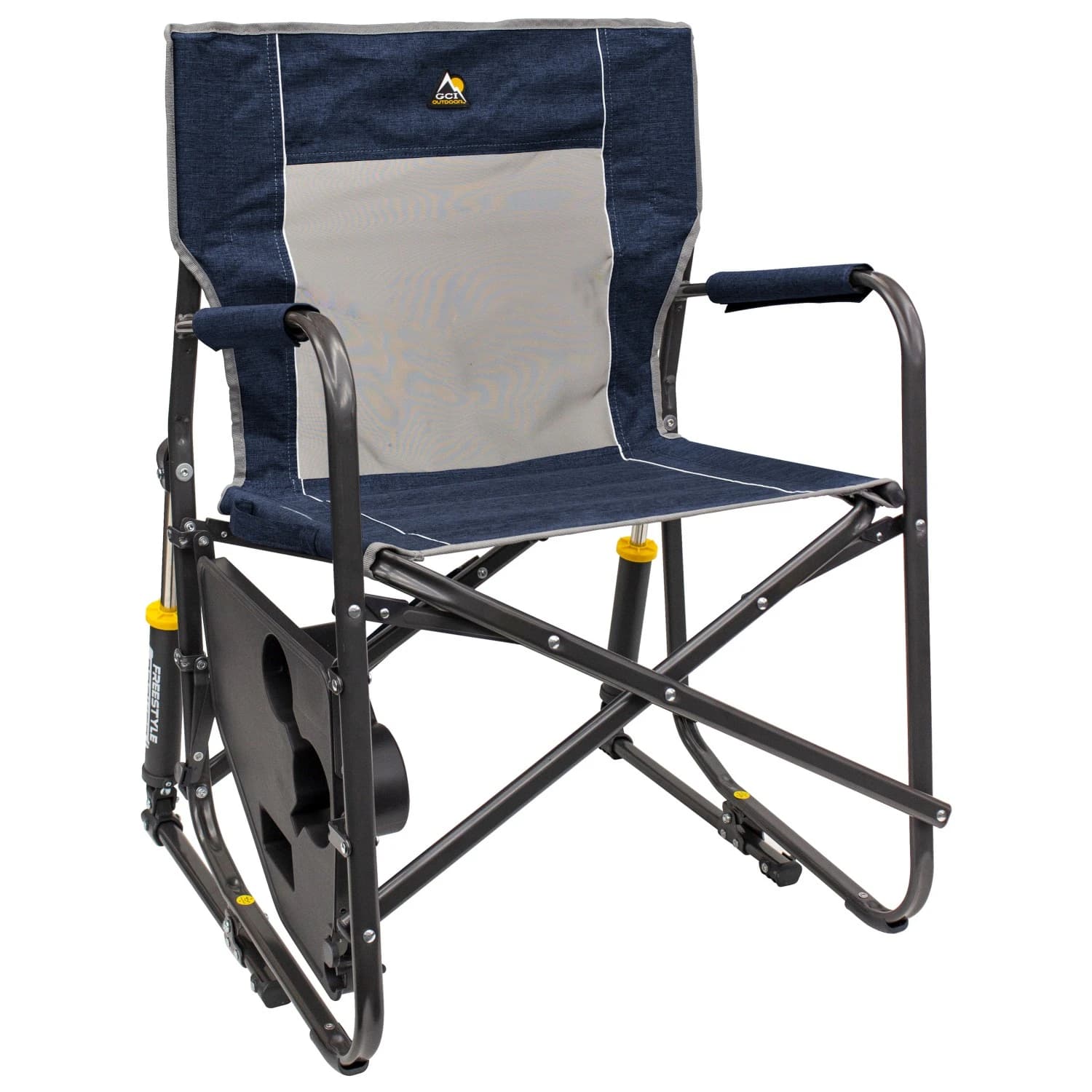 Къмпинг стол Gci Freestyle Rocker With Side Table Camping chair - Heathered Indigo