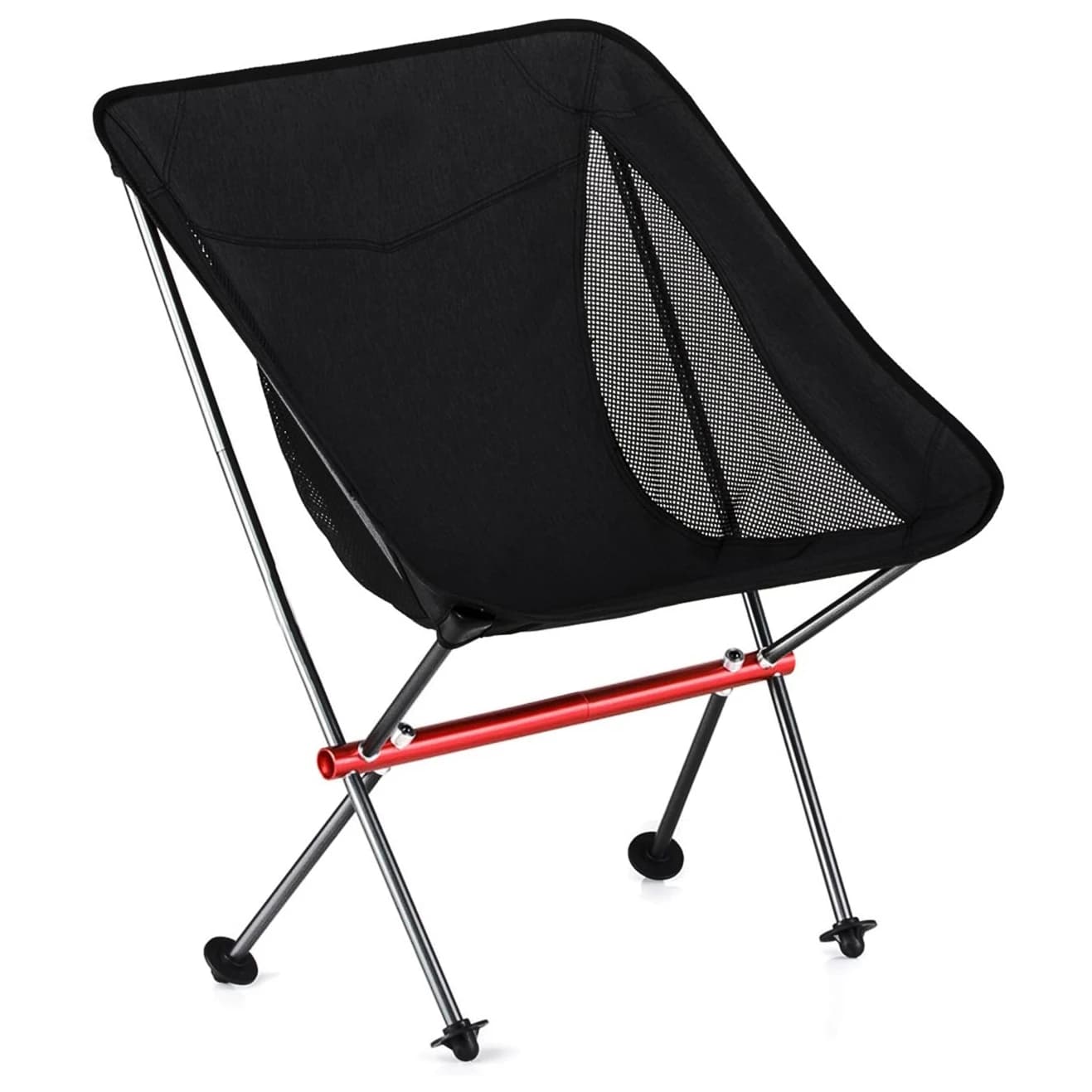 Къмпинг стол Basic nature Travelchair Ultralight Low Rest Camping chair - Black