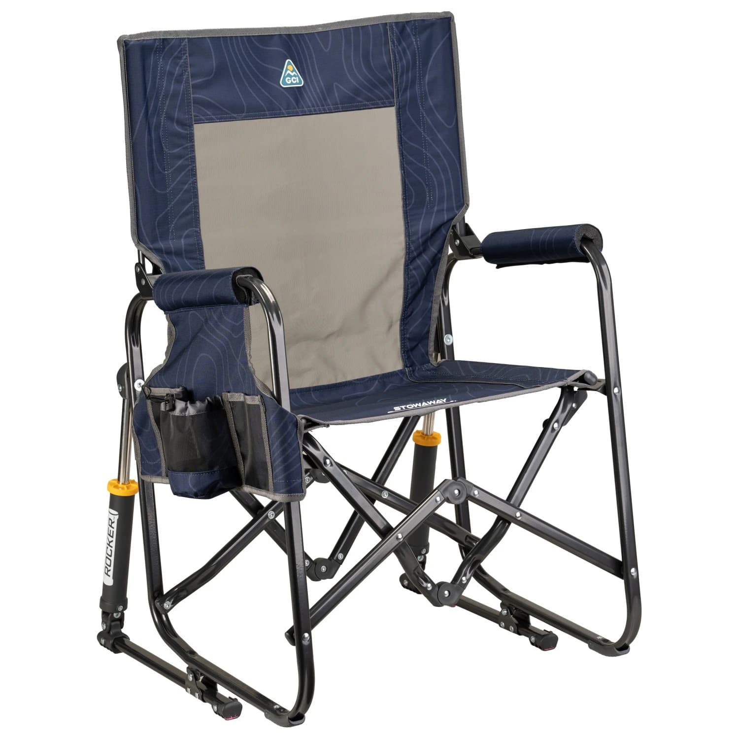 Къмпинг стол Gci Stowaway Rocker Camping chair - Navy Topo