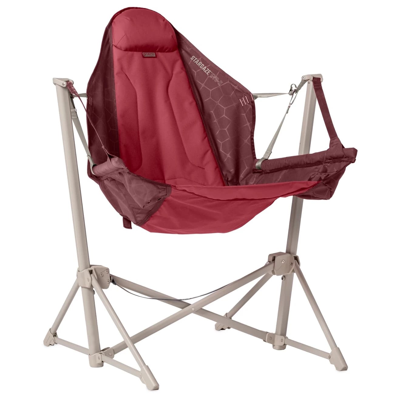 Къмпинг стол Nemo Stargaze EVO-X Camping chair - Deep Claret