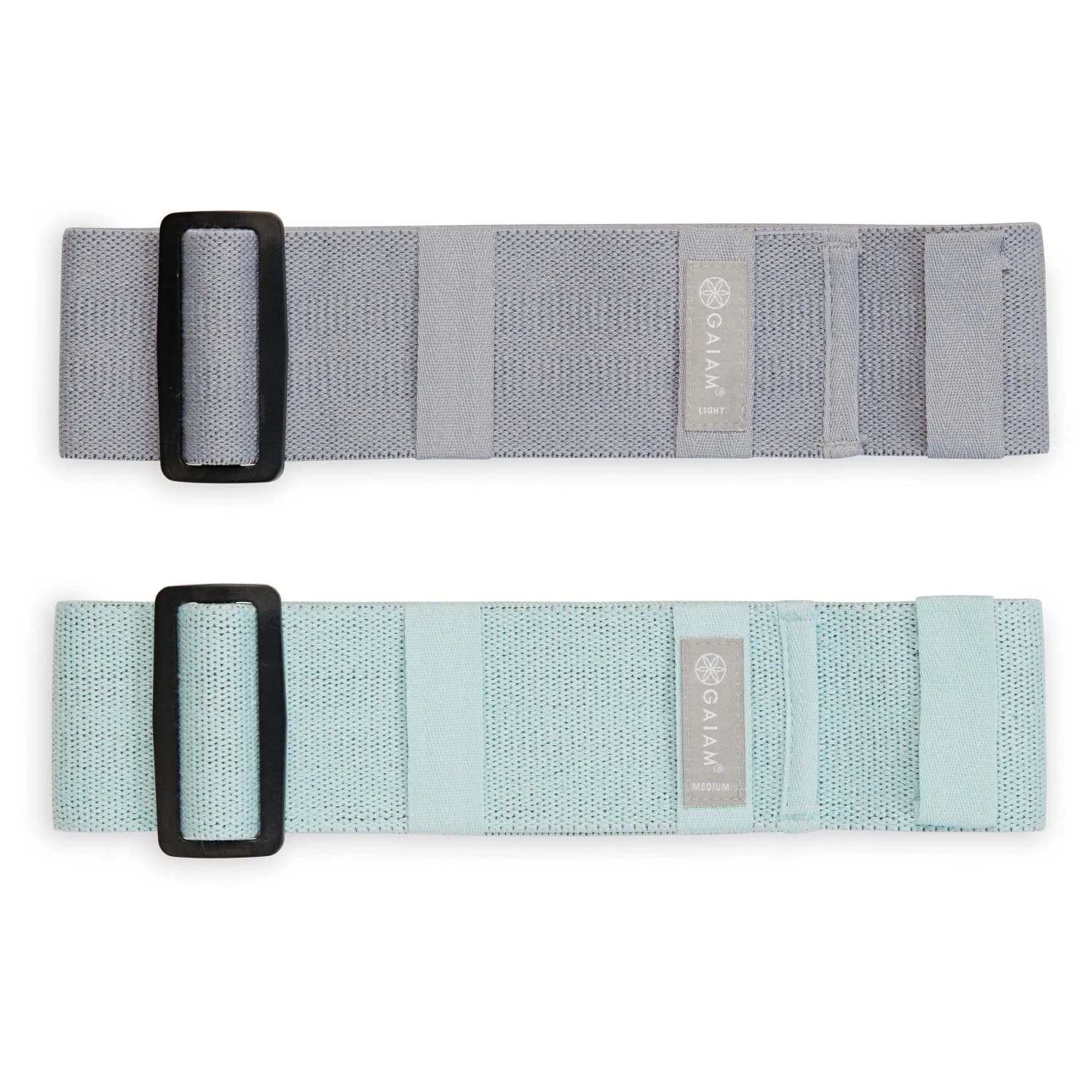 Ластик за тренировка Gaiam Fitness Adjustable Hipbands 2-Pack Exercise band - Multicolor