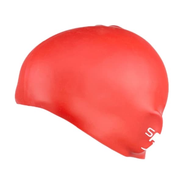 Шапка за плуване Speedo Plain Moulded Silicone Cap Junior Swim cap - Red