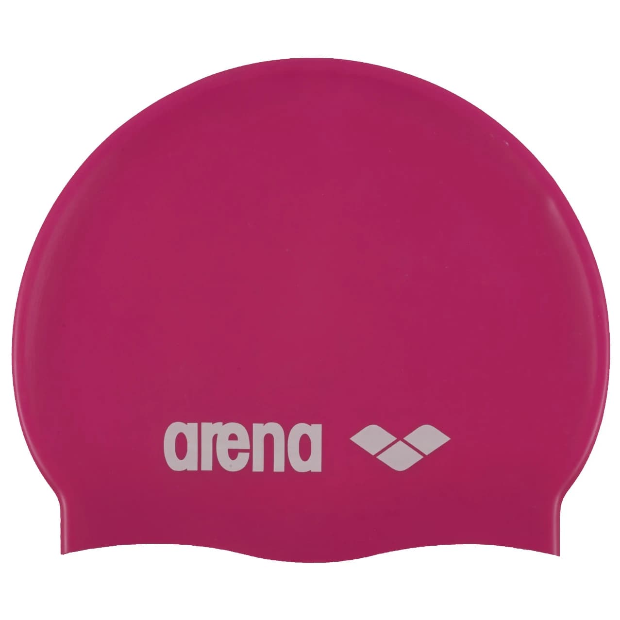 Детска шапка за плуване Arena Kid's Classic Silicone Swim cap - Fuxia / White