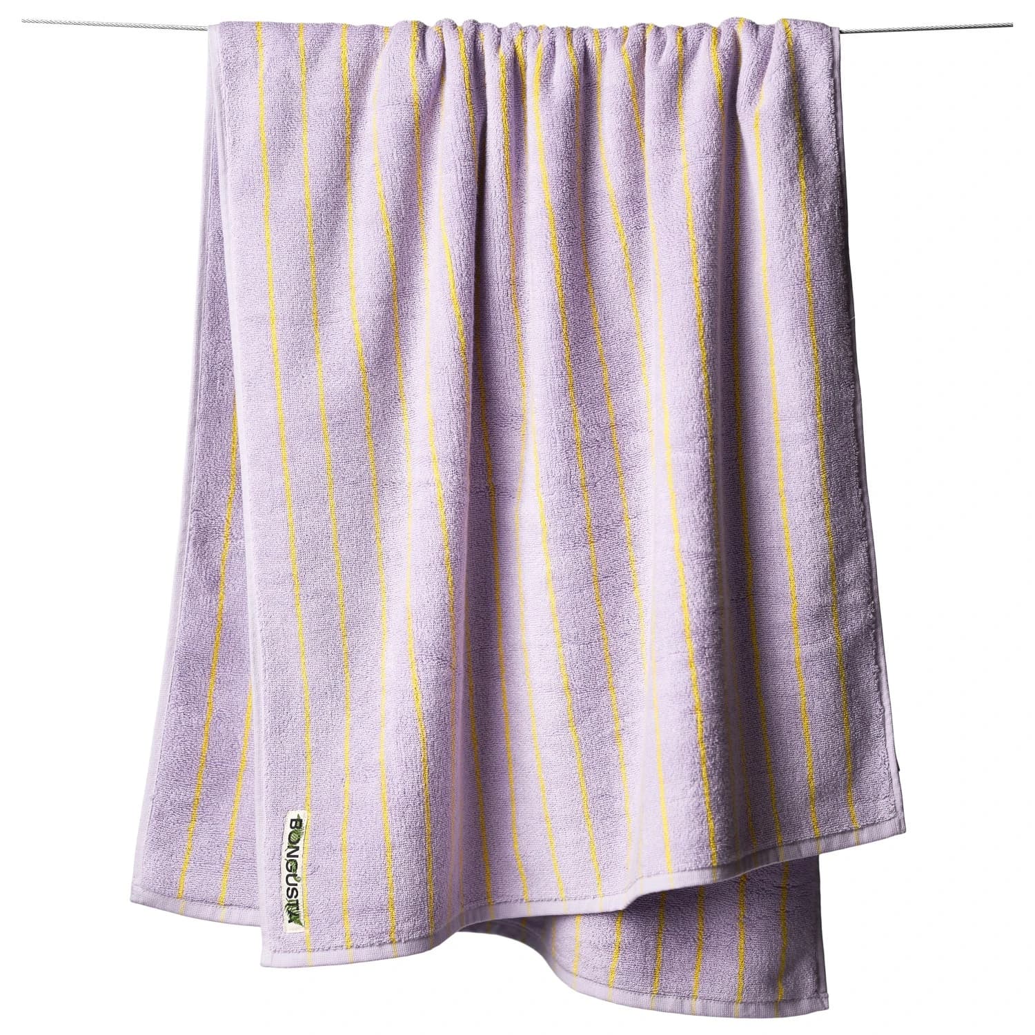 Плажна кърпа Bongusta Naram Bath Towels Beach towel - Lilac / Neon Yellow