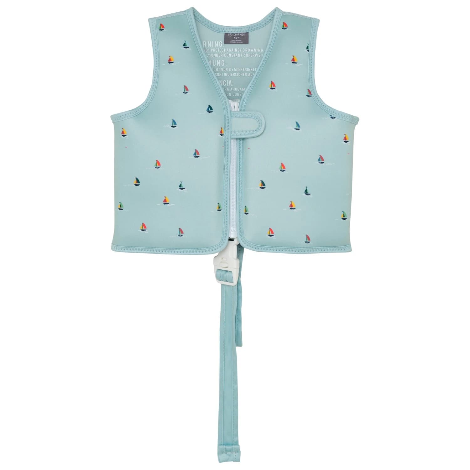Детско помощно средство за плуване Color kids Kid's Swim Vest AOP Swimming aid - Ether