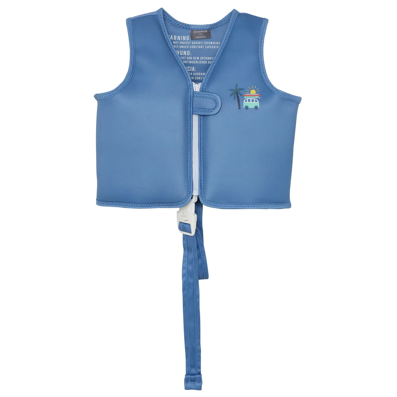 Детско помощно средство за плуване Color kids Kid's Swim Vest with Print Swimming aid - Coronet Blue