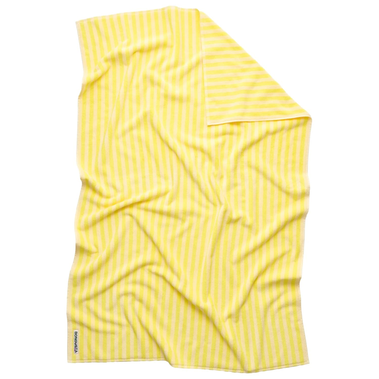 Плажна кърпа Bongusta Naram Bath Sheet Beach towel - Pristine & Neon Yellow