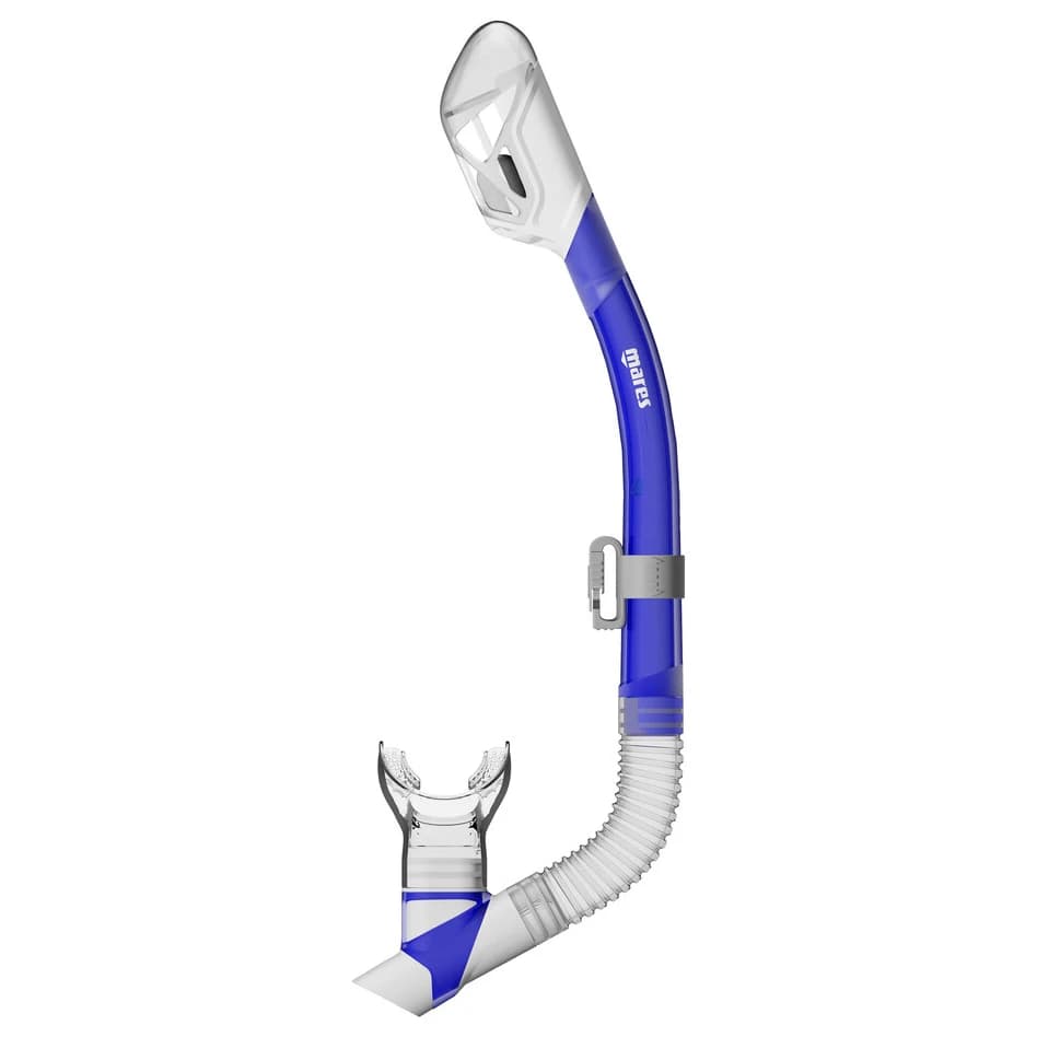 Mares Gator Dry Snorkel - Blue Reflex