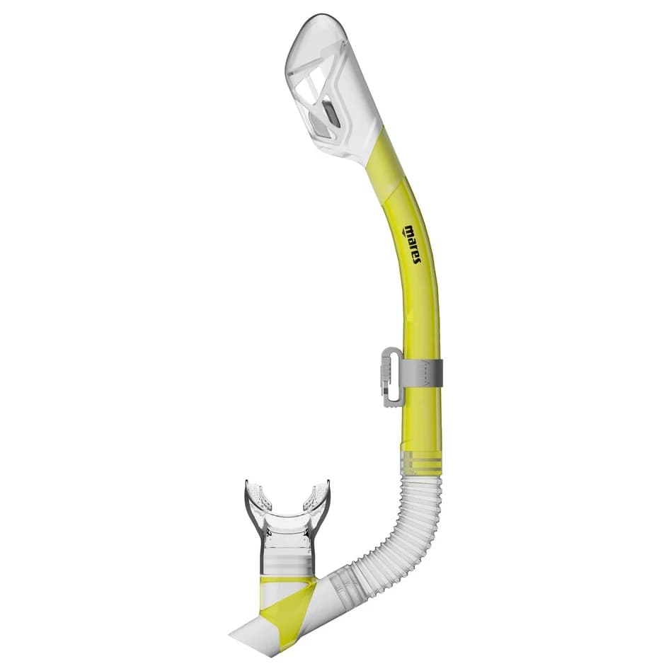 Mares Gator Dry Snorkel - Yellow Reflex
