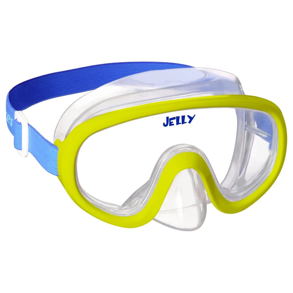 Mares Jelly Diving mask - Lime / Blue / Clear