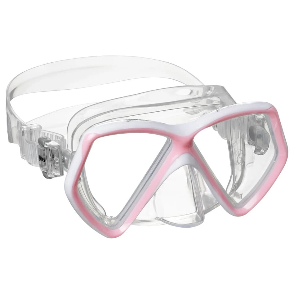 Mares Kid's Pirate '10 Diving mask - Pink / White / Clear