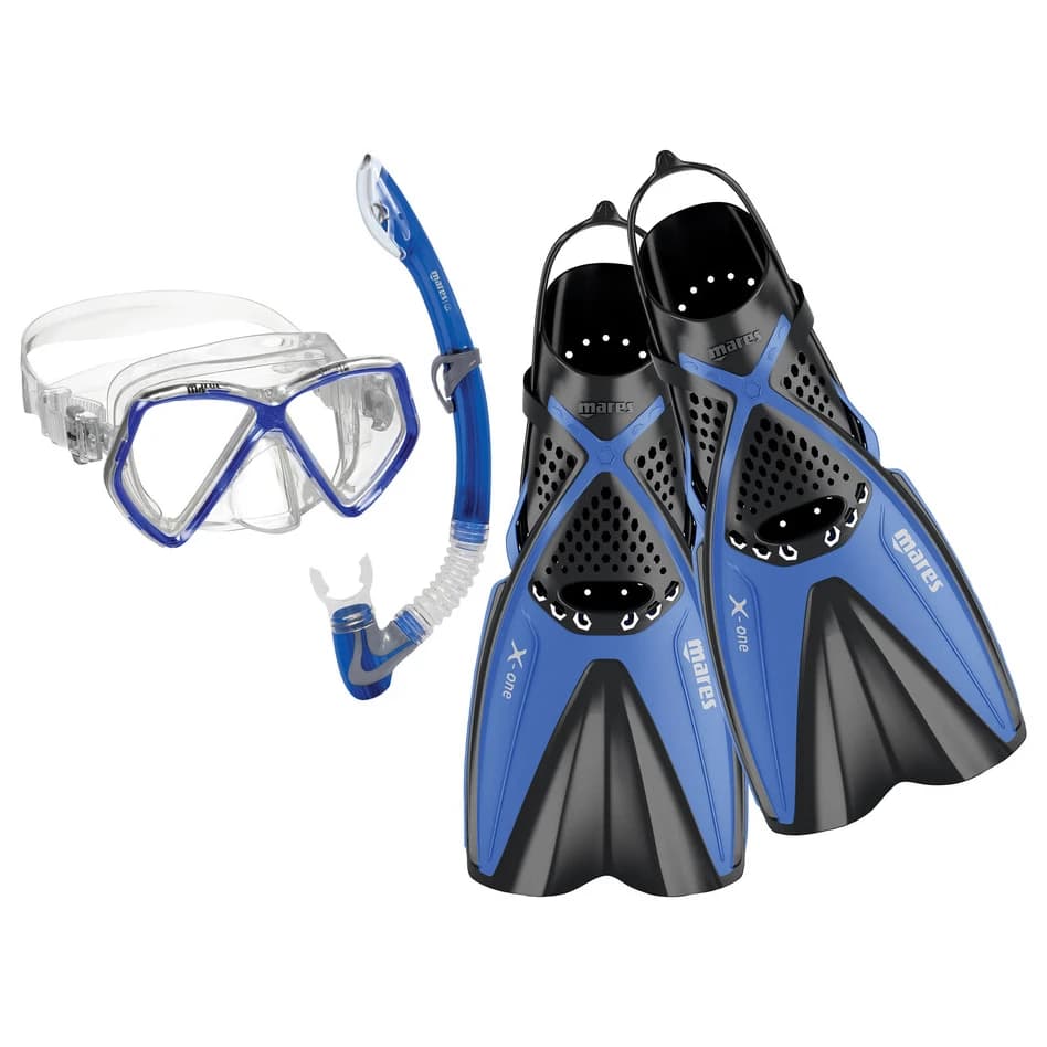 Mares Kid's Set X-One Pirate Snorkelling set - Blue