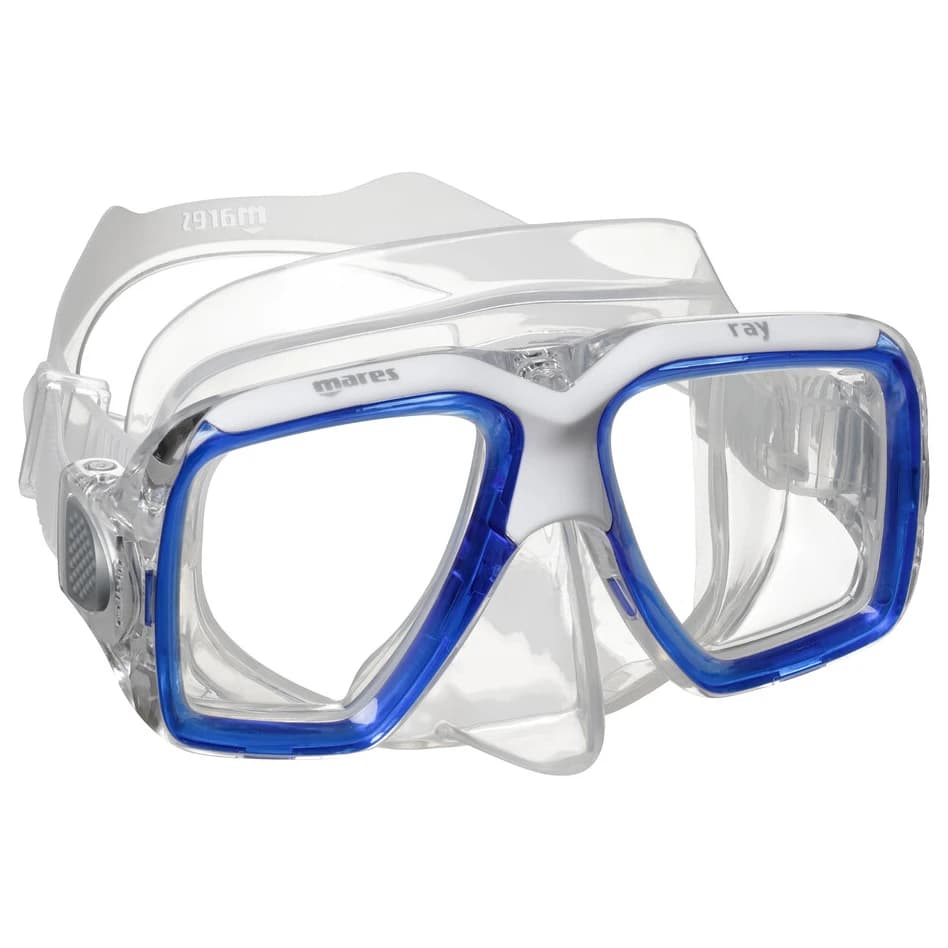 Mares Ray Diving mask - Blue / White / Clear