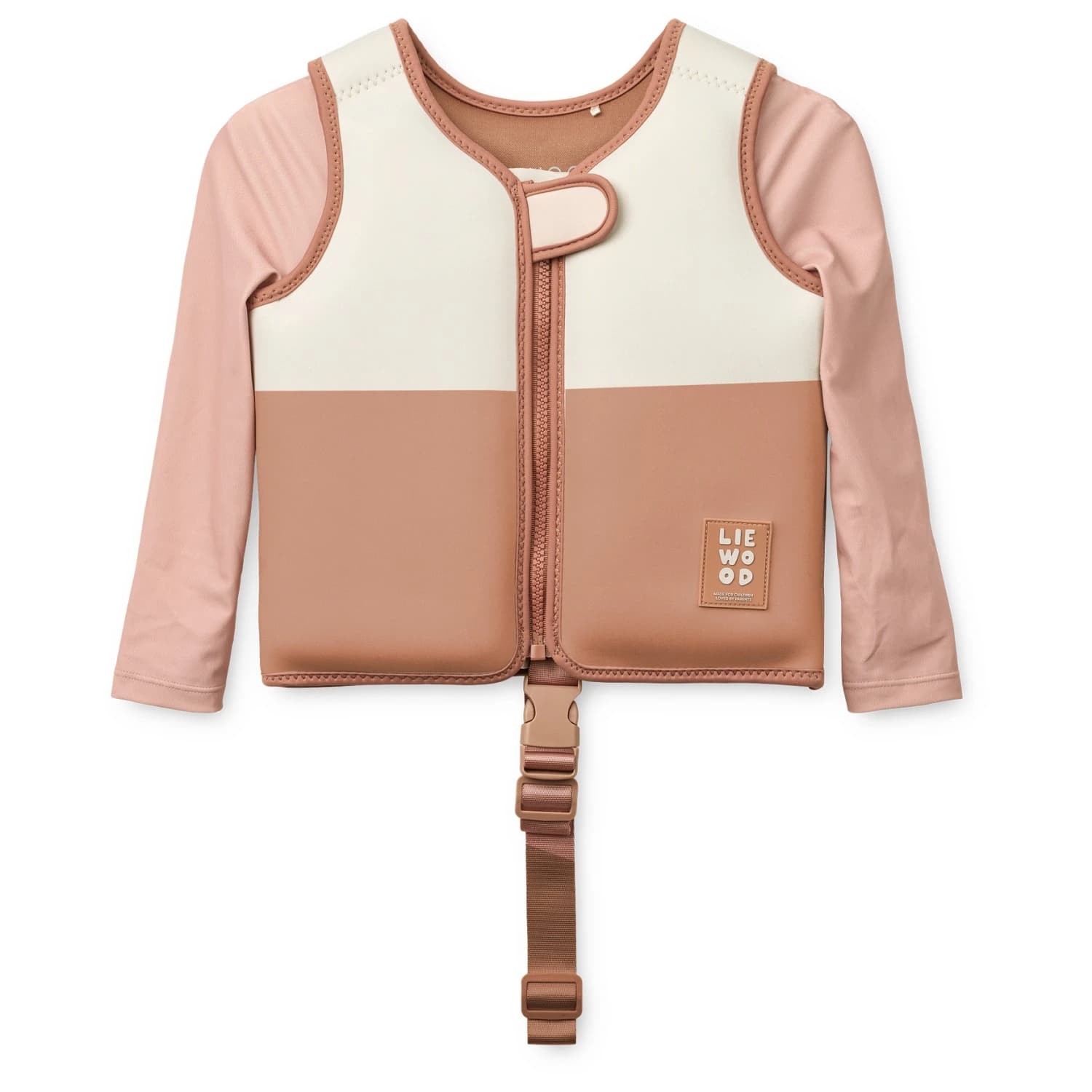 Детско помощно средство за плуване LIEWOOD Kid's Dove Swim Vest with Sleeves Life jacket - Tuscany Rose Multi Mix